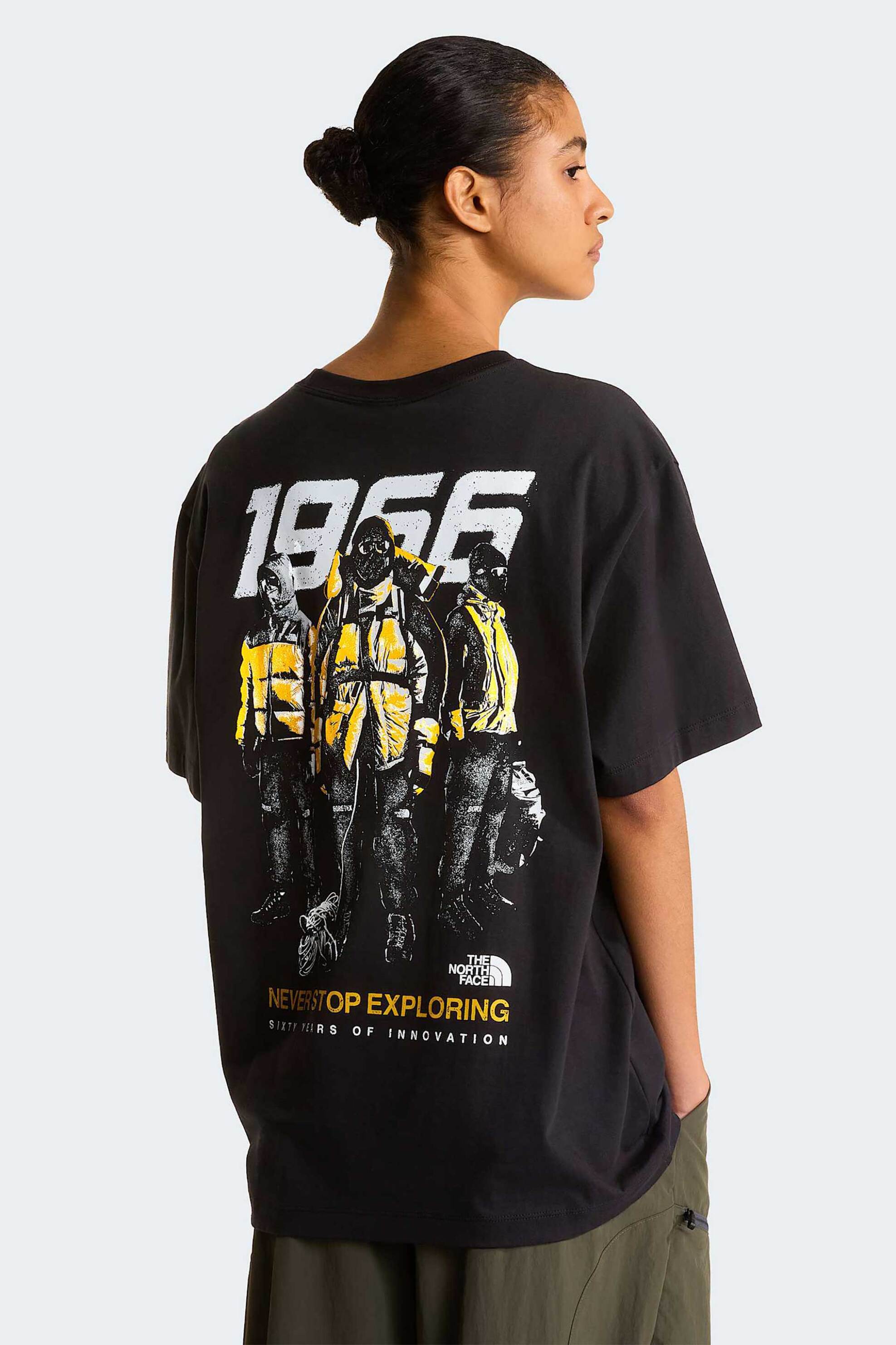 The North Face Unisex T-Shirt Relaxed Fit 60Th Anniversary 1 - Nf0A8H69Jk31 Μαύρο