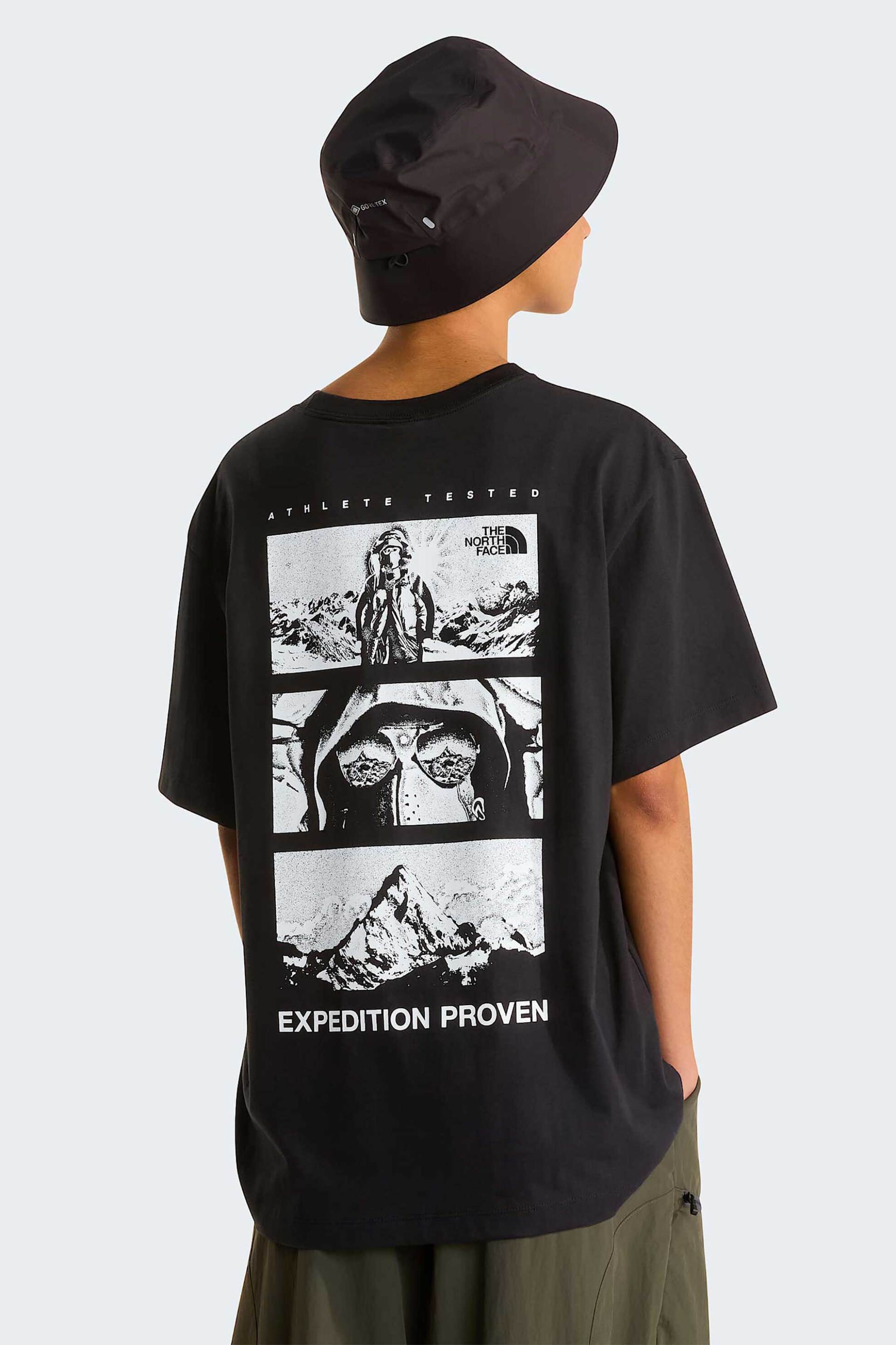 The North Face Unisex T-Shirt Relaxed Fit 60Th Anniversary 2 - Nf0A8H6Ajk31 Μαύρο