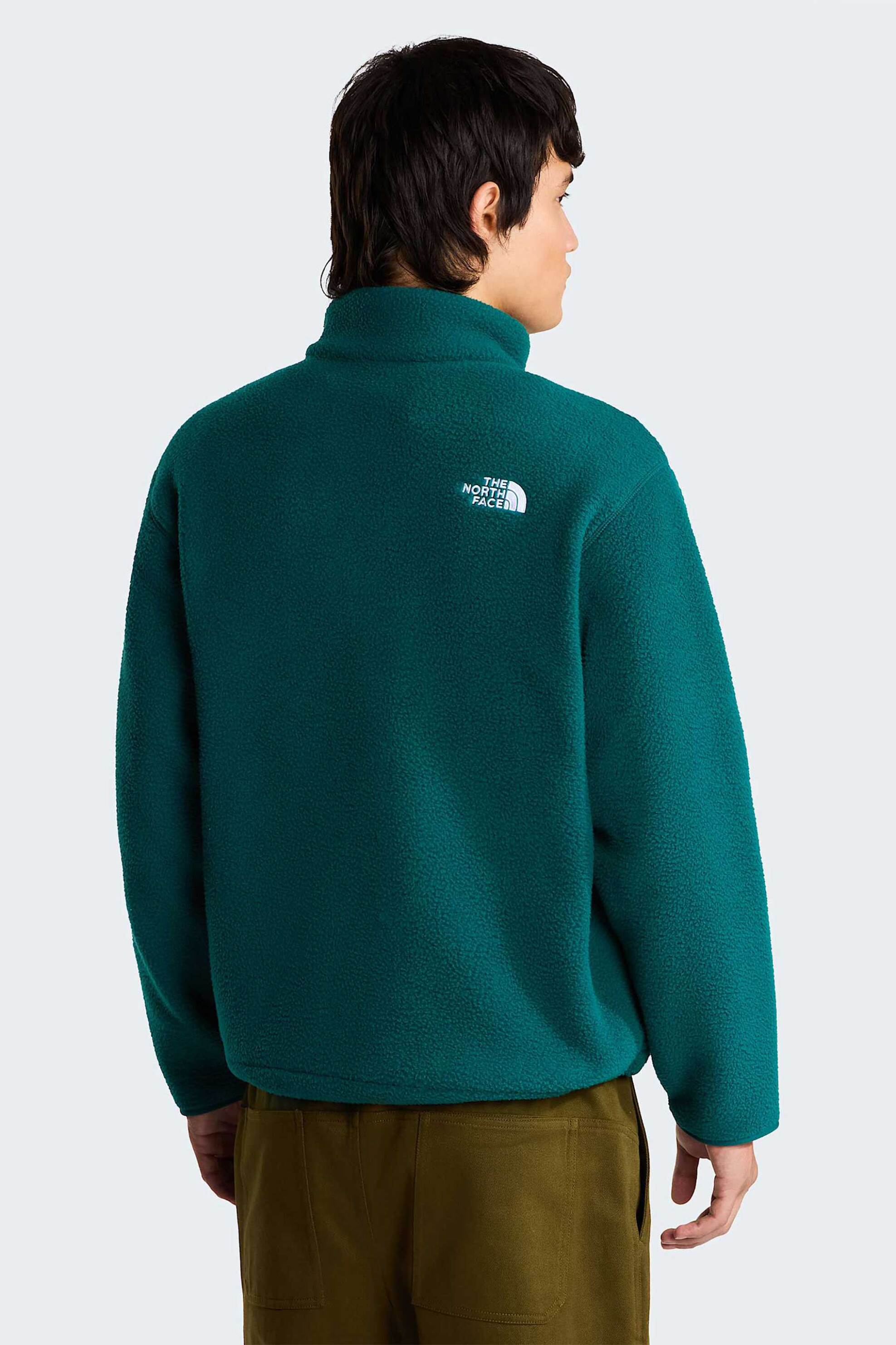 The North Face Ανδρικό Fleece Jacket Relaxed Fit Fleeski - Nf0A88Xqn4J1 Πετρόλ