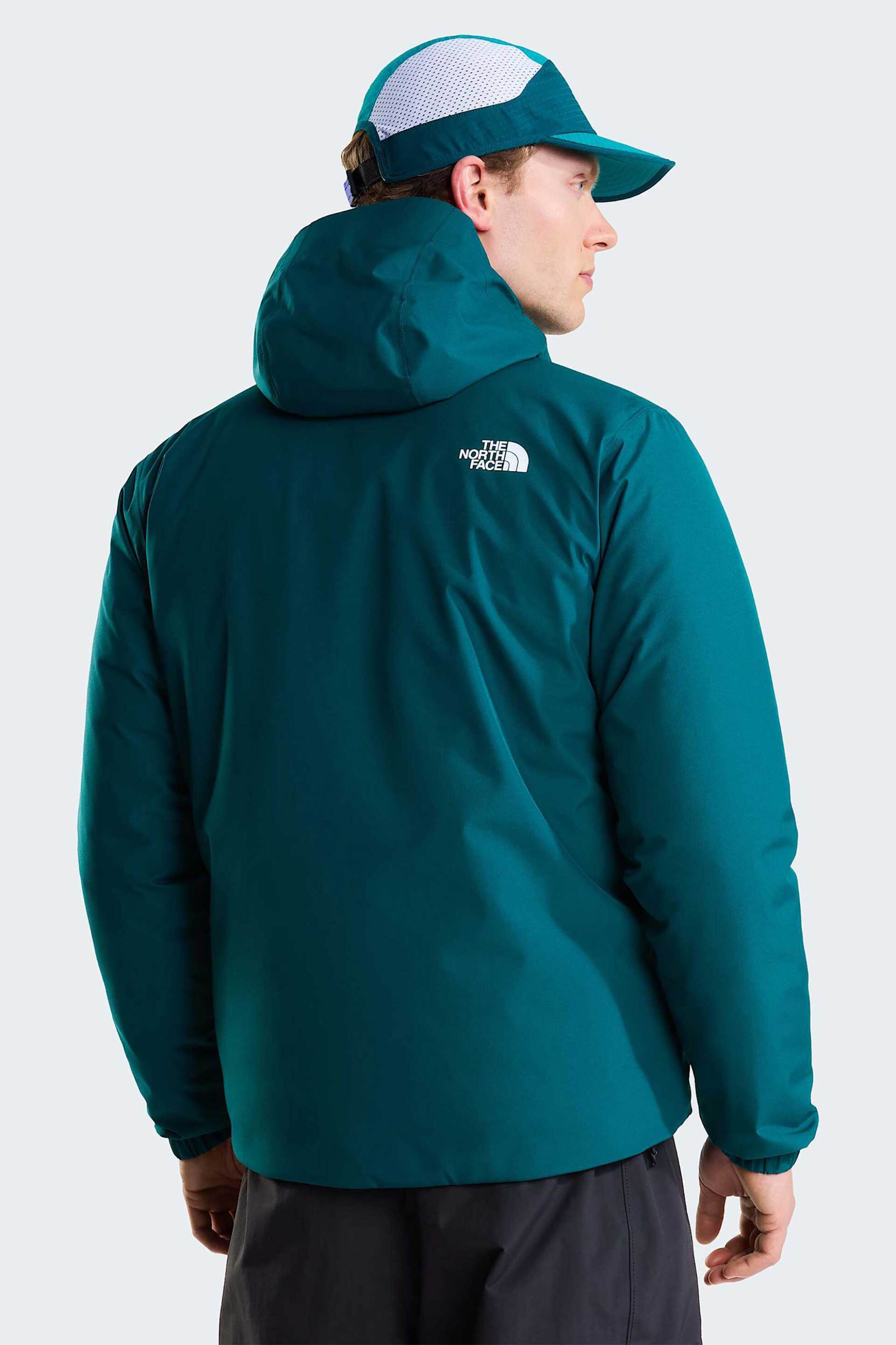The North Face Ανδρικό Αδιάβροχο Μπουφάν με Κουκούλα Standard Fit Quest Dryvent - Nf0A8G0Rn4J1 Πετρόλ