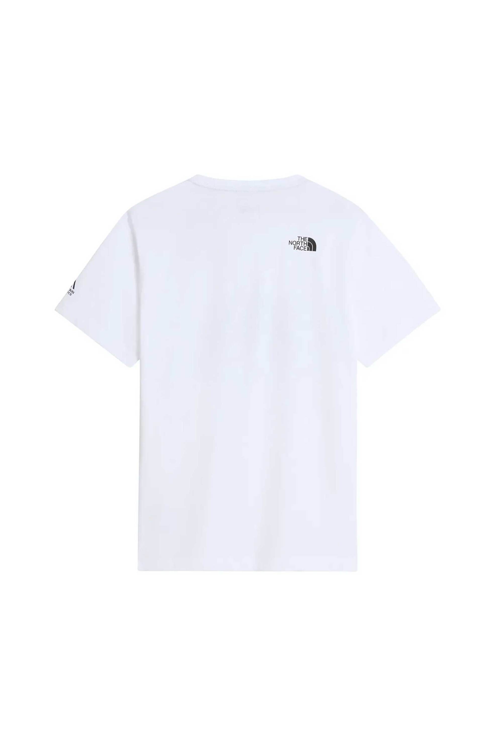 The North Face Ανδρικό T-Shirt Regular Fit Mountain Athletics Topographic - Nf0A8Jb2Fn41 Λευκό