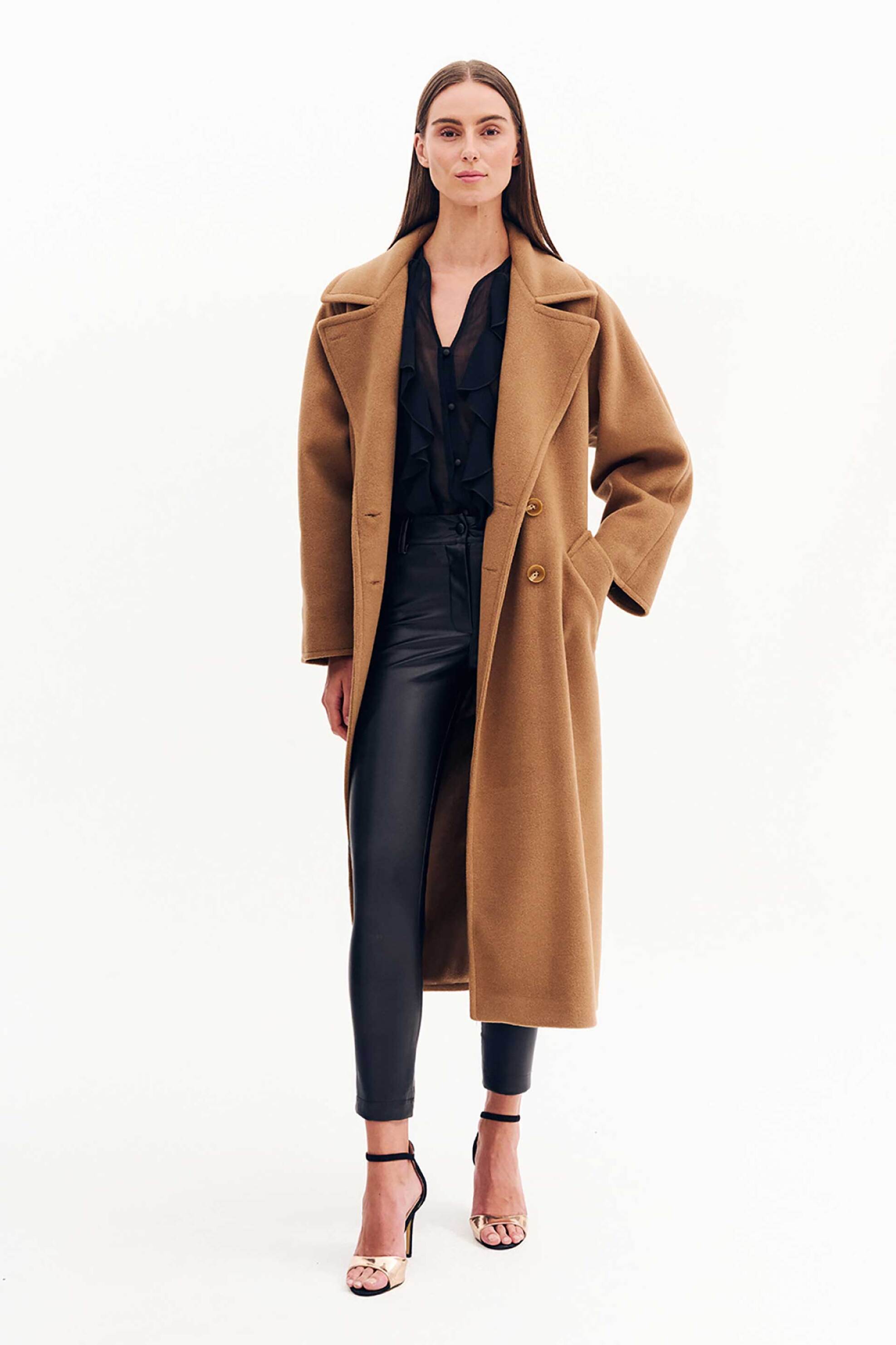 Forel γυναικεία μπλούζα με all-over διάτρητο σχέδιο και βολάν - 081.10.01.031 Μαύρο φωτογραφία