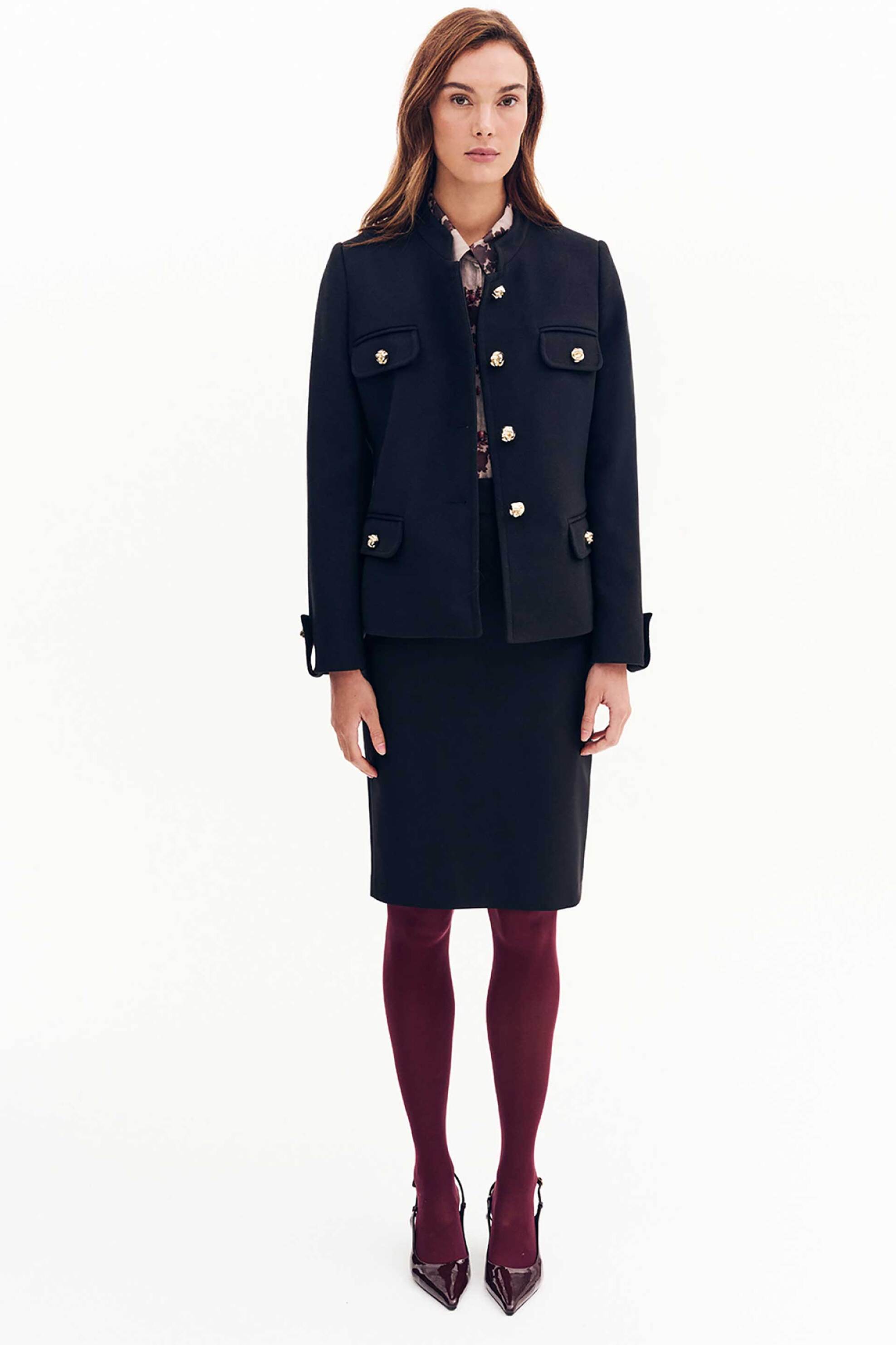 Forel γυναικεία mini φούστα ψηλόμεση pencil - 081.00.01.029 Μαύρο