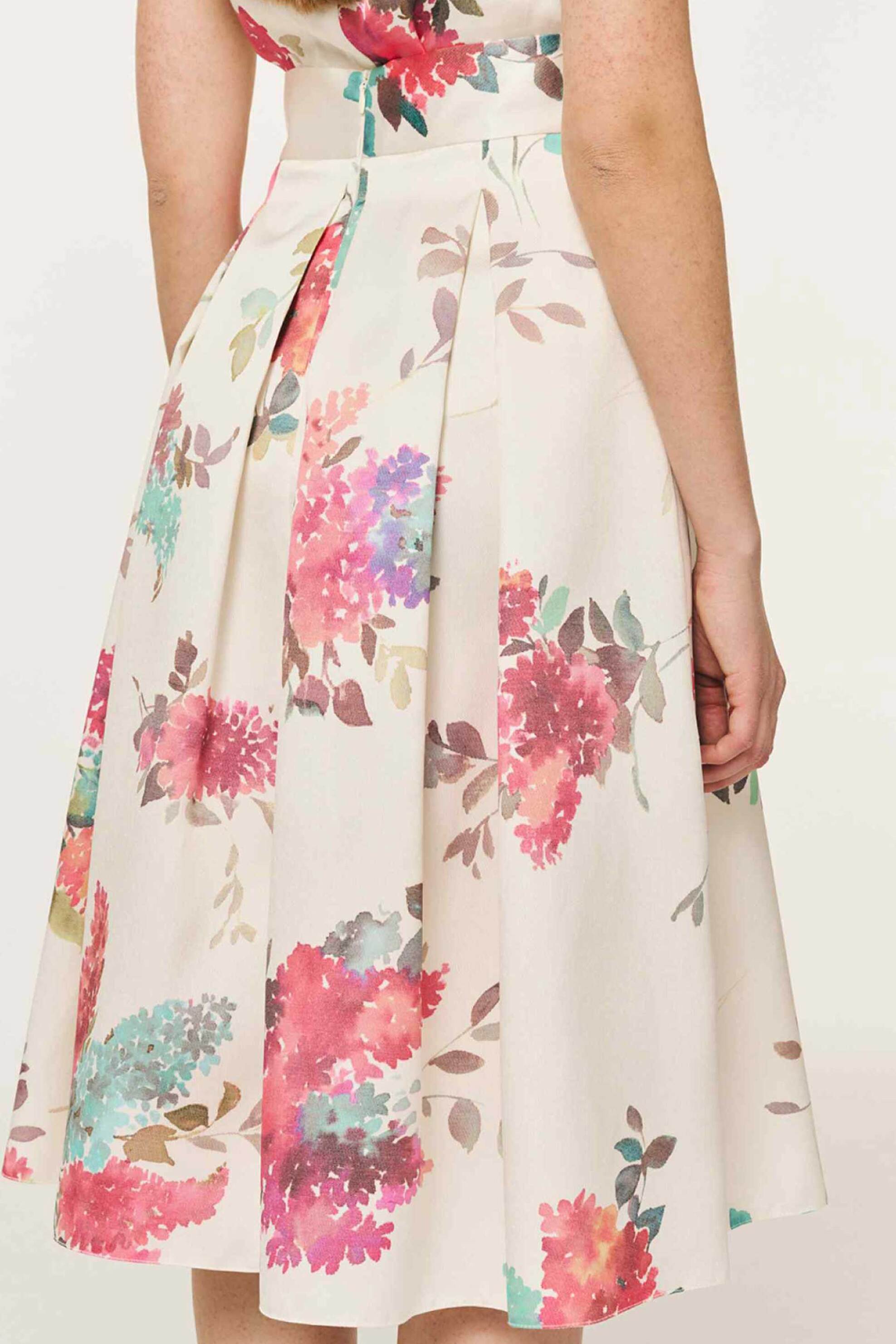 Forel Γυναικεία Φούστα Midi Floral - 082 00 01 003 Πολύχρωμο