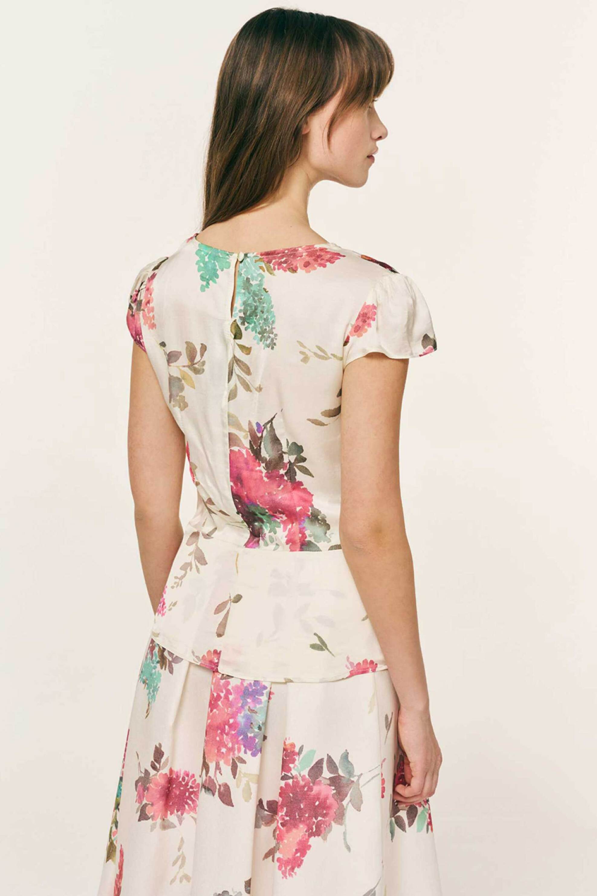 Forel Γυναικεία Μπλούζα Floral - 082 10 01 015 Πολύχρωμο