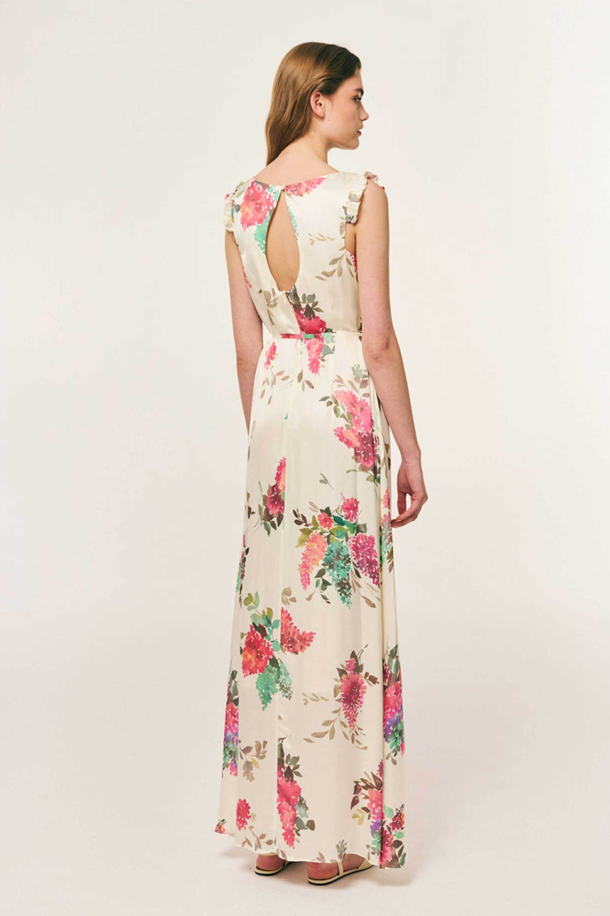 Forel γυναικείο maxi φόρεμα floral - 082.50.01.017 Πολύχρωμο