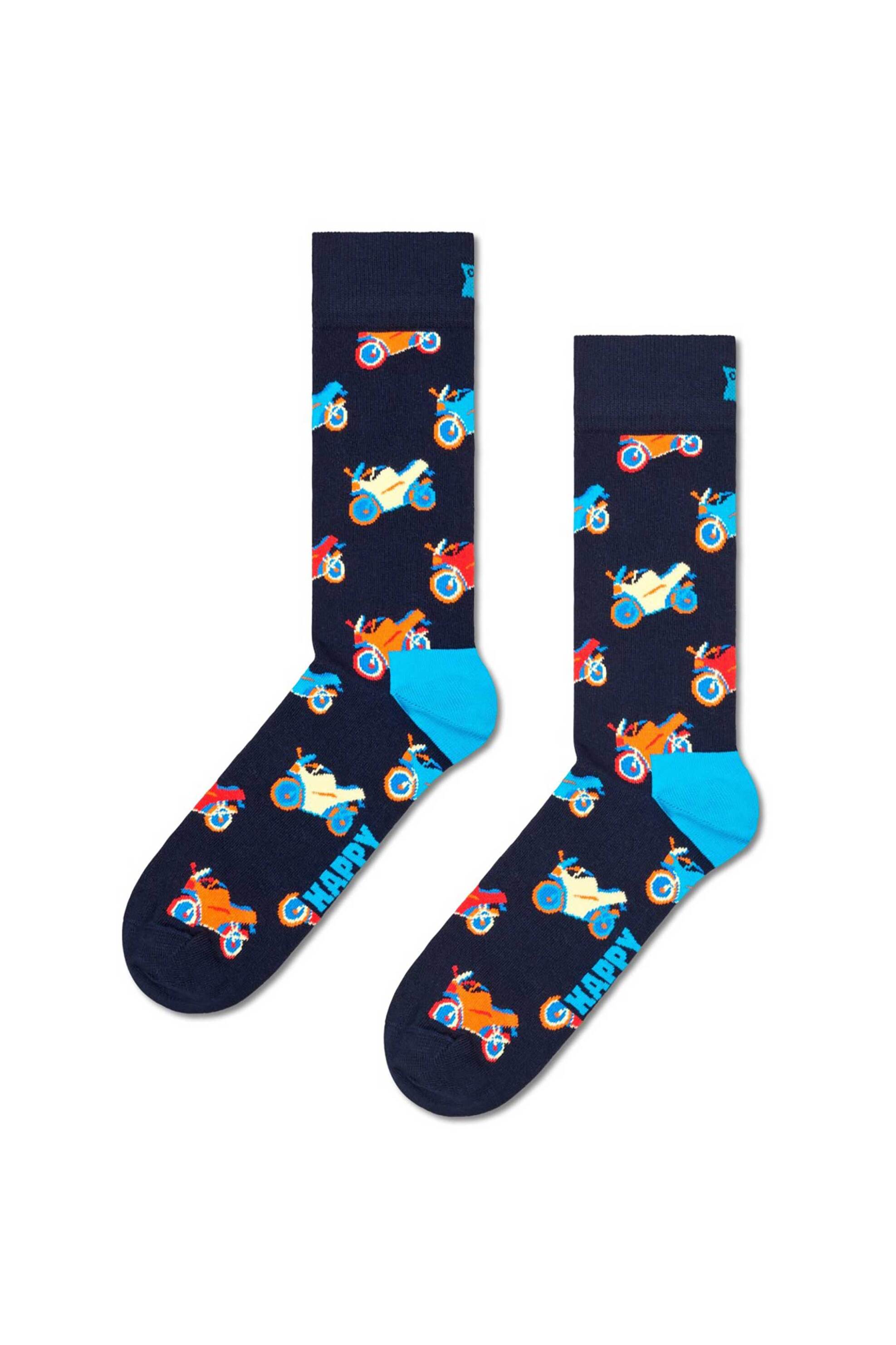 HAPPY SOCKS Happy Socks unisex κάλτσες "Motorbike" - P001618 Μπλε Σκούρο