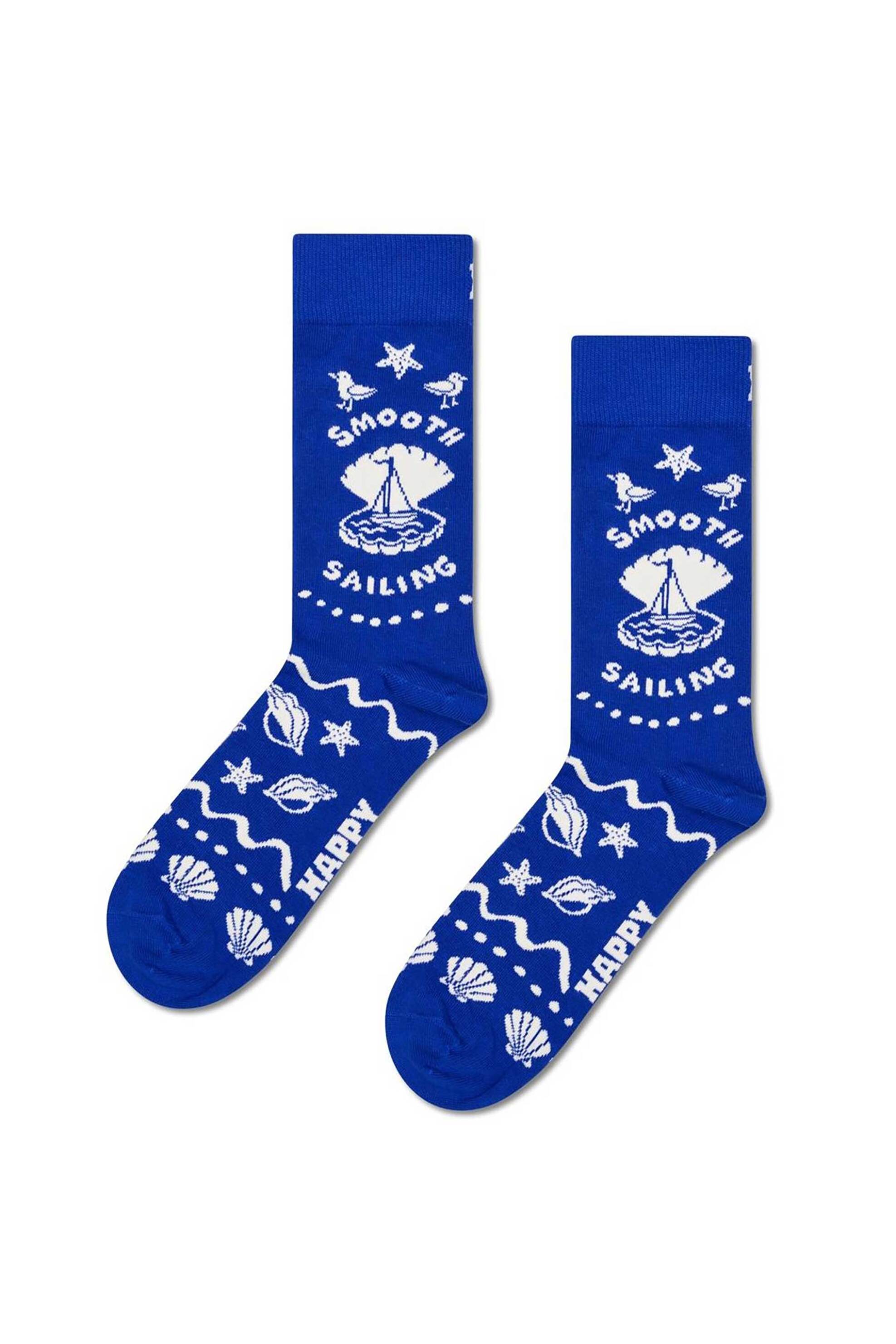HAPPY SOCKS Happy Socks unisex κάλτσες "Smooth Sailing" - P002595 Μπλε