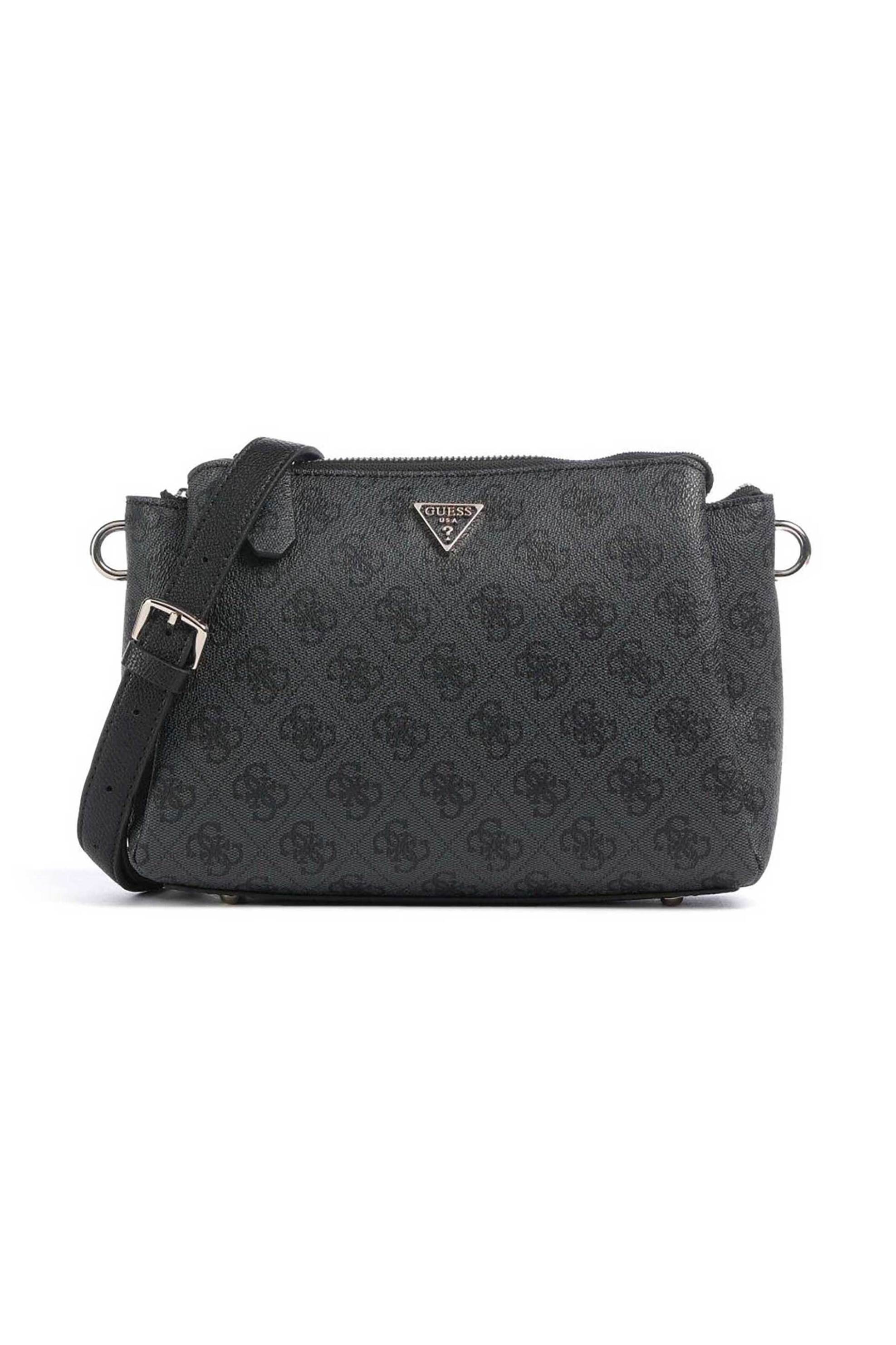 Guess γυναικεία τσάντα crossbody με all-over logo print "Noelle"