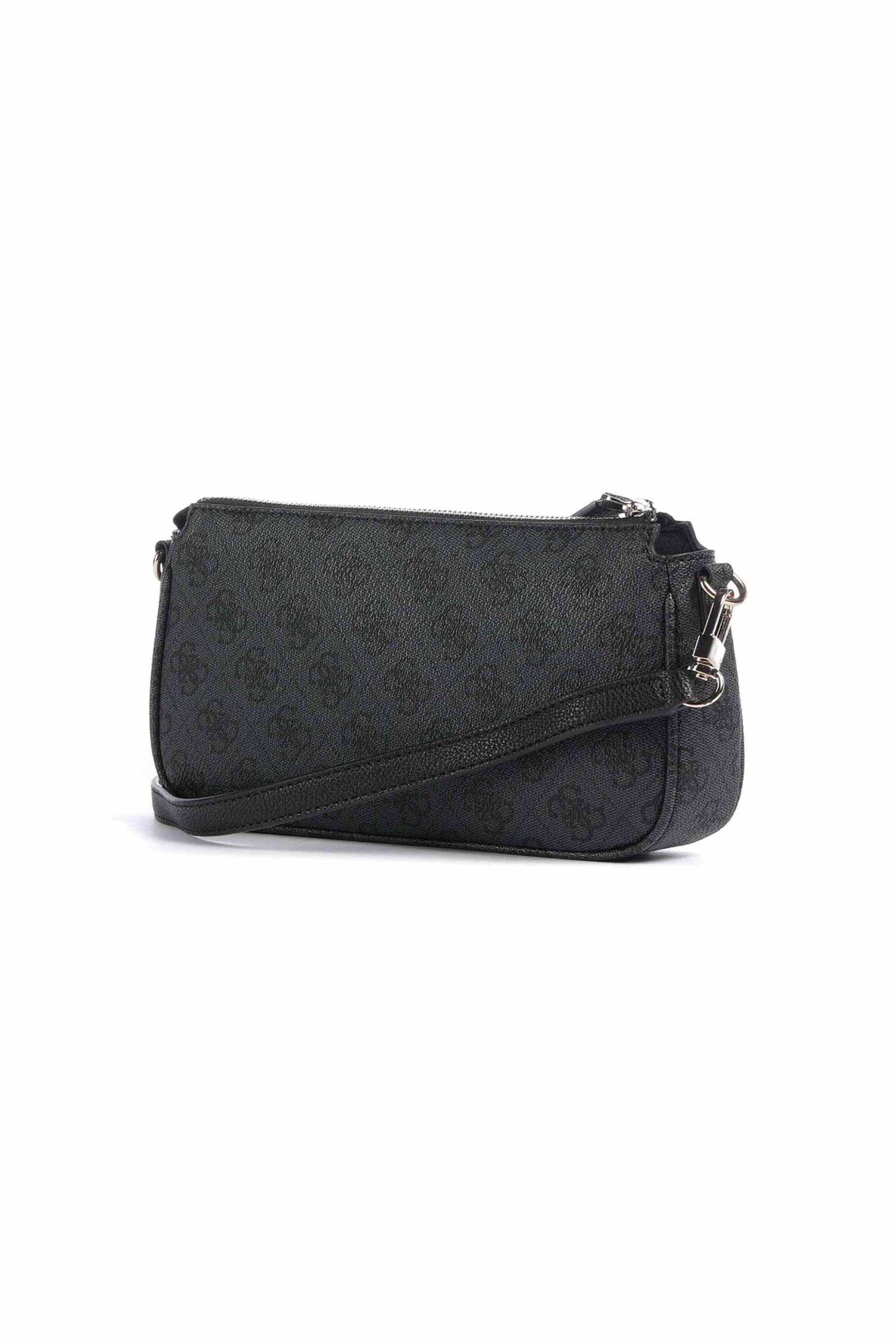 Guess γυναικεία τσάντα ώμου/crossbody με all-over logo print "Noelle II" - HWBG9672710 Ανθρακί φωτογραφία