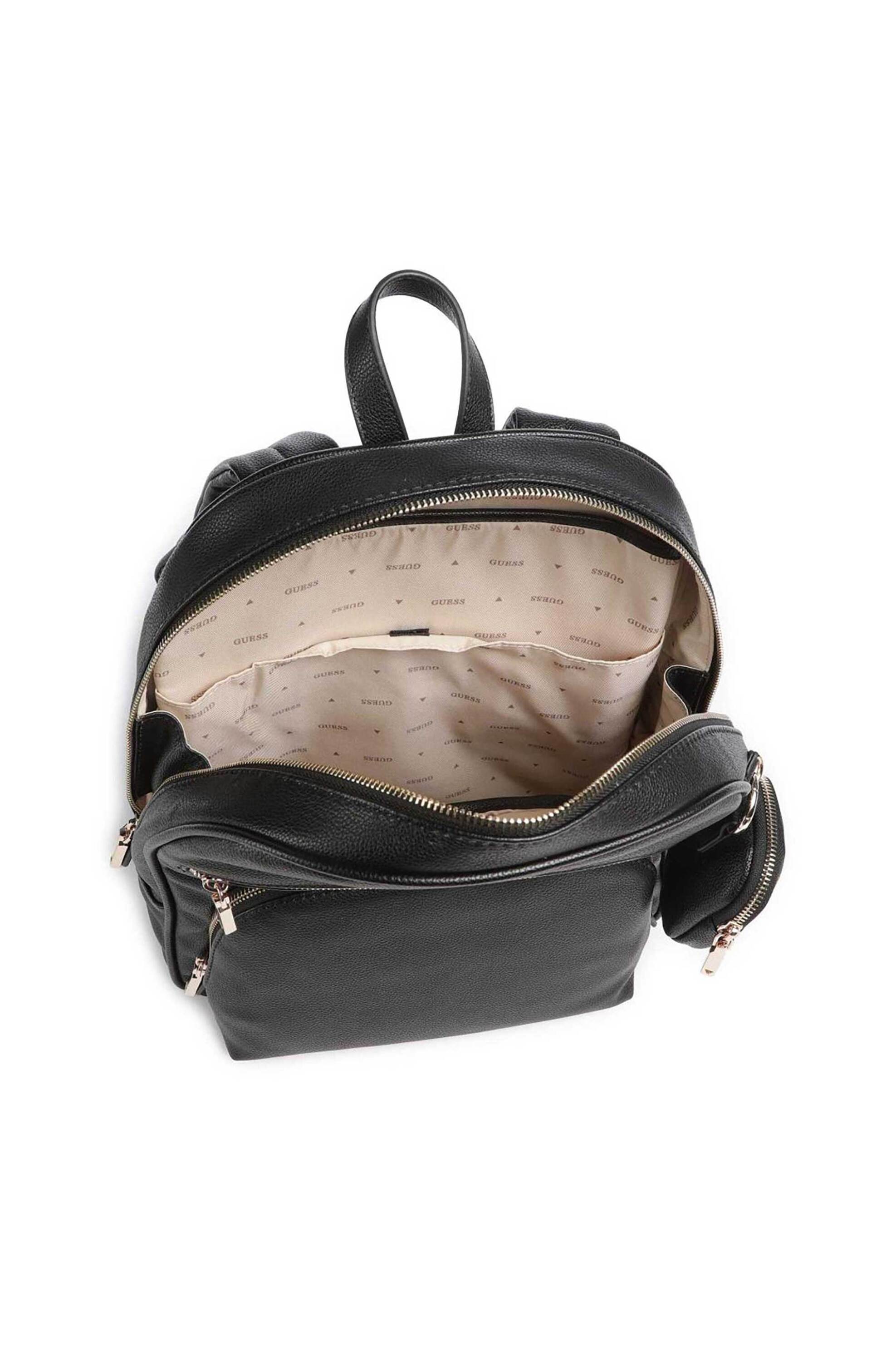 Guess γυναικείο σακίδιο πλάτης με μεταλλικό λογότυπο "Power Play" - HWBG7124350 Μαύρο φωτογραφία