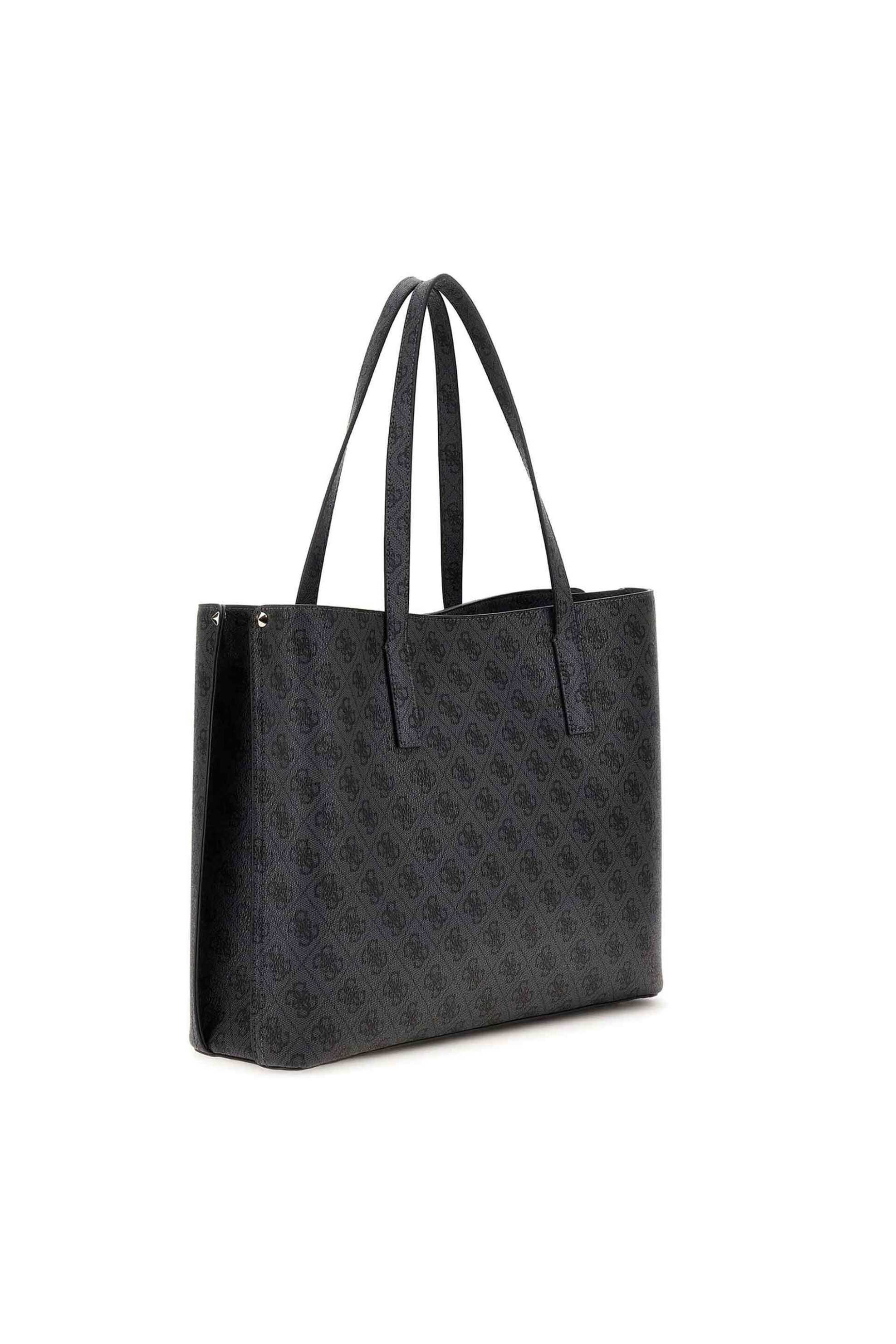 Guess γυναικεία τσάντα tote με all-over logo print 
