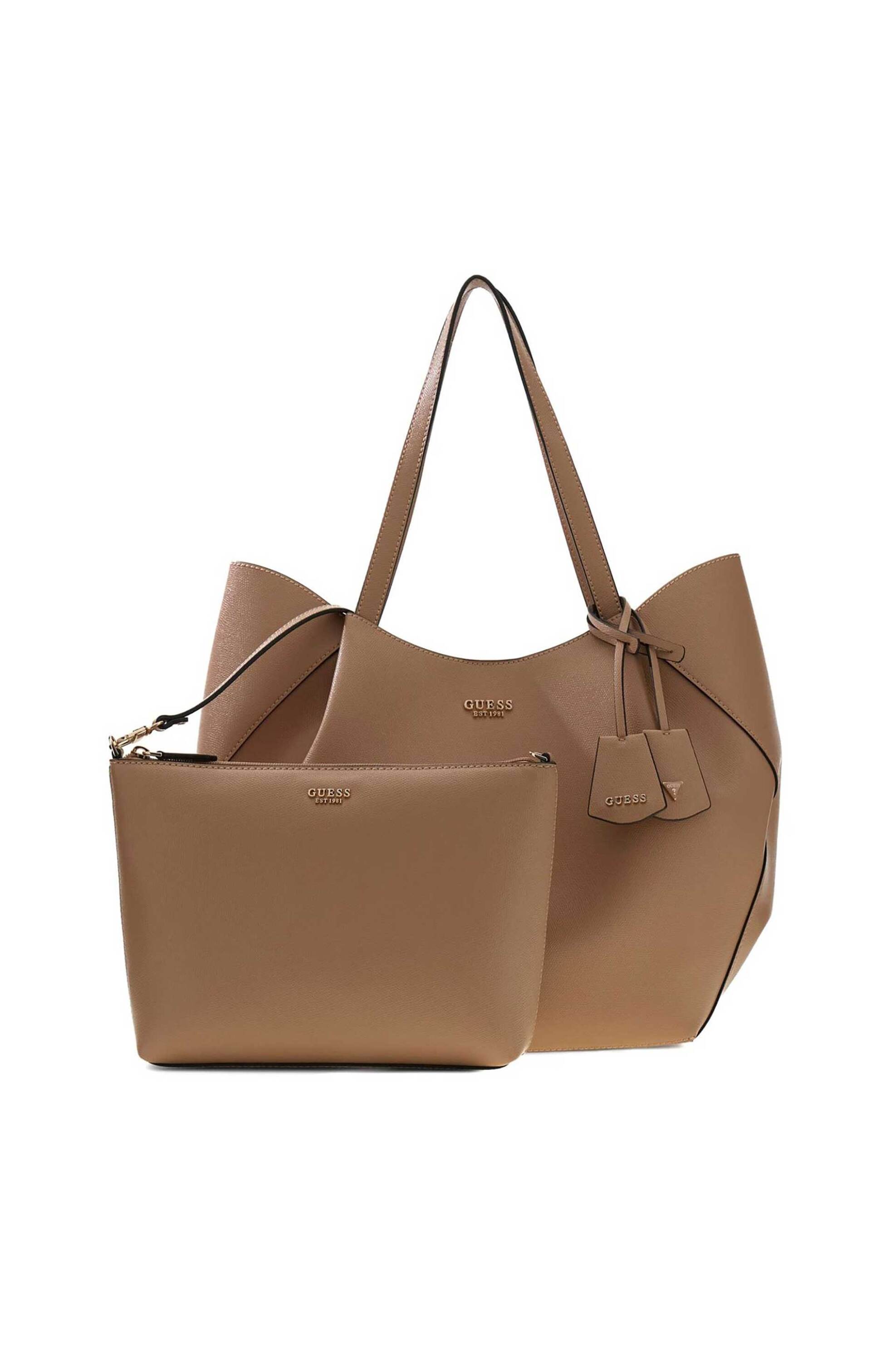 GUESS Guess γυναικεία τσάντα tote 2 in 1 "Amorette" - HWBG7898240 Μπεζ - 2