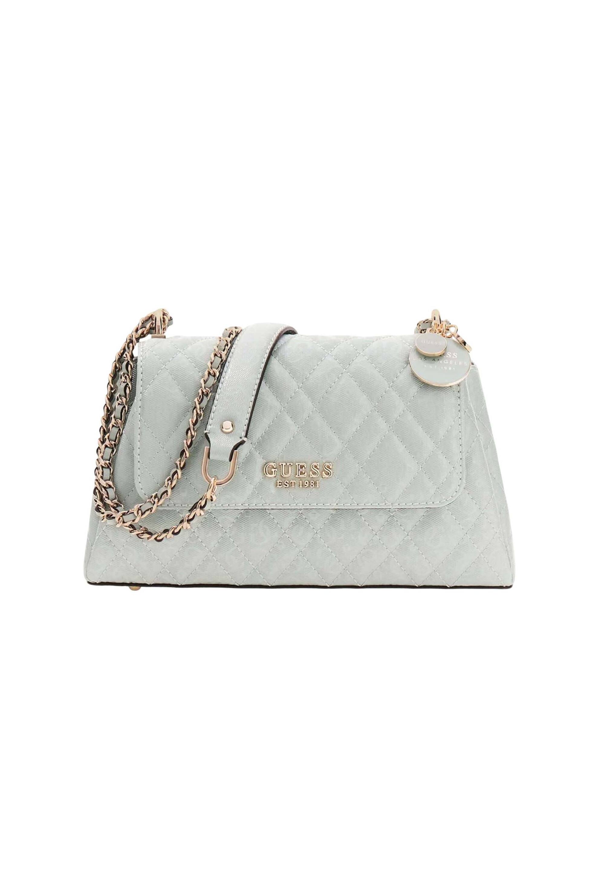 Guess γυναικεία τσάντα crossbody "Isemay" - HWGG9628210 Πράσινο Pastel