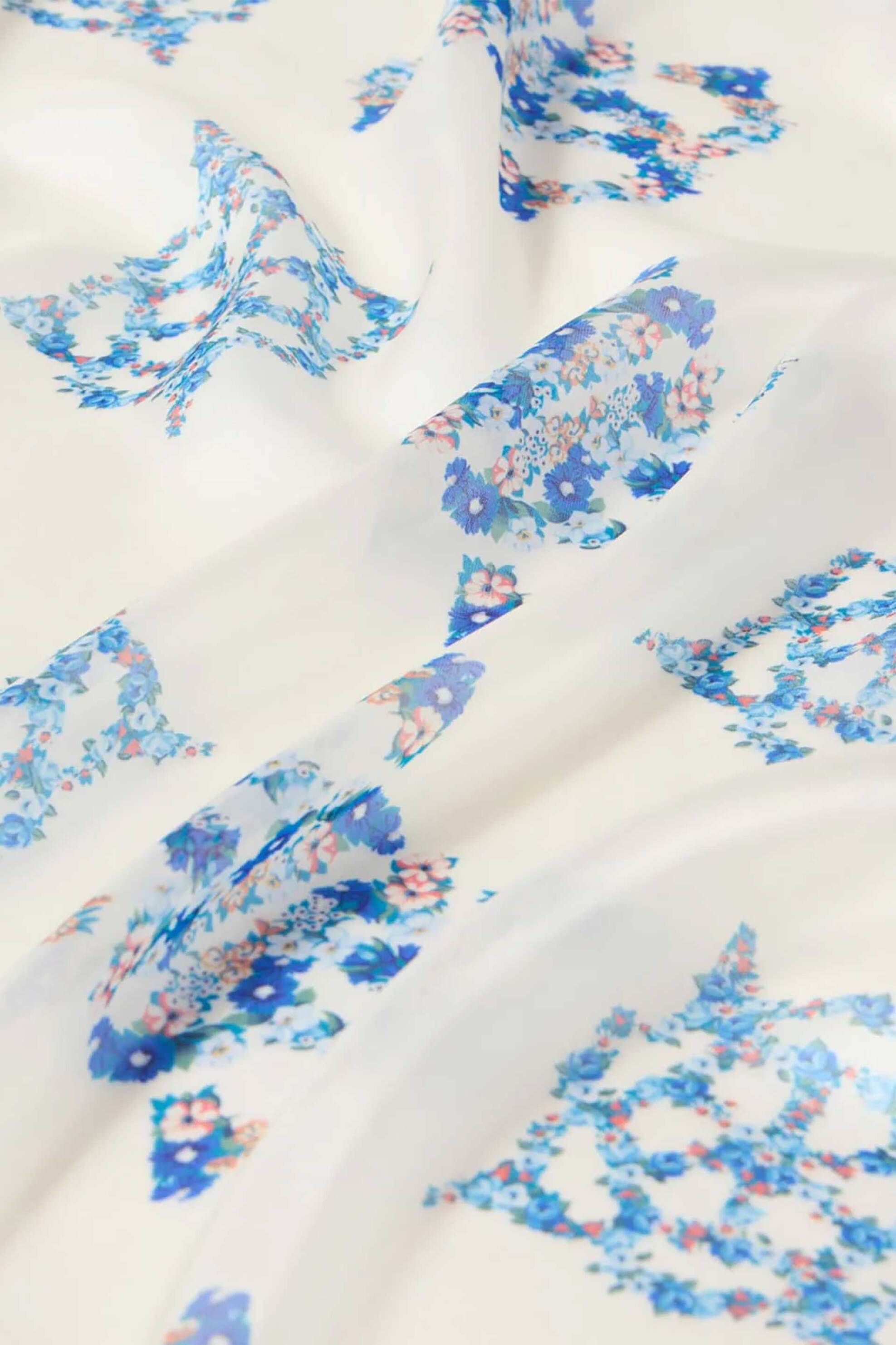 GUESS Guess γυναικείο φουλάρι με print - AW5490POL03 Μπλε Ανοιχτό - 2