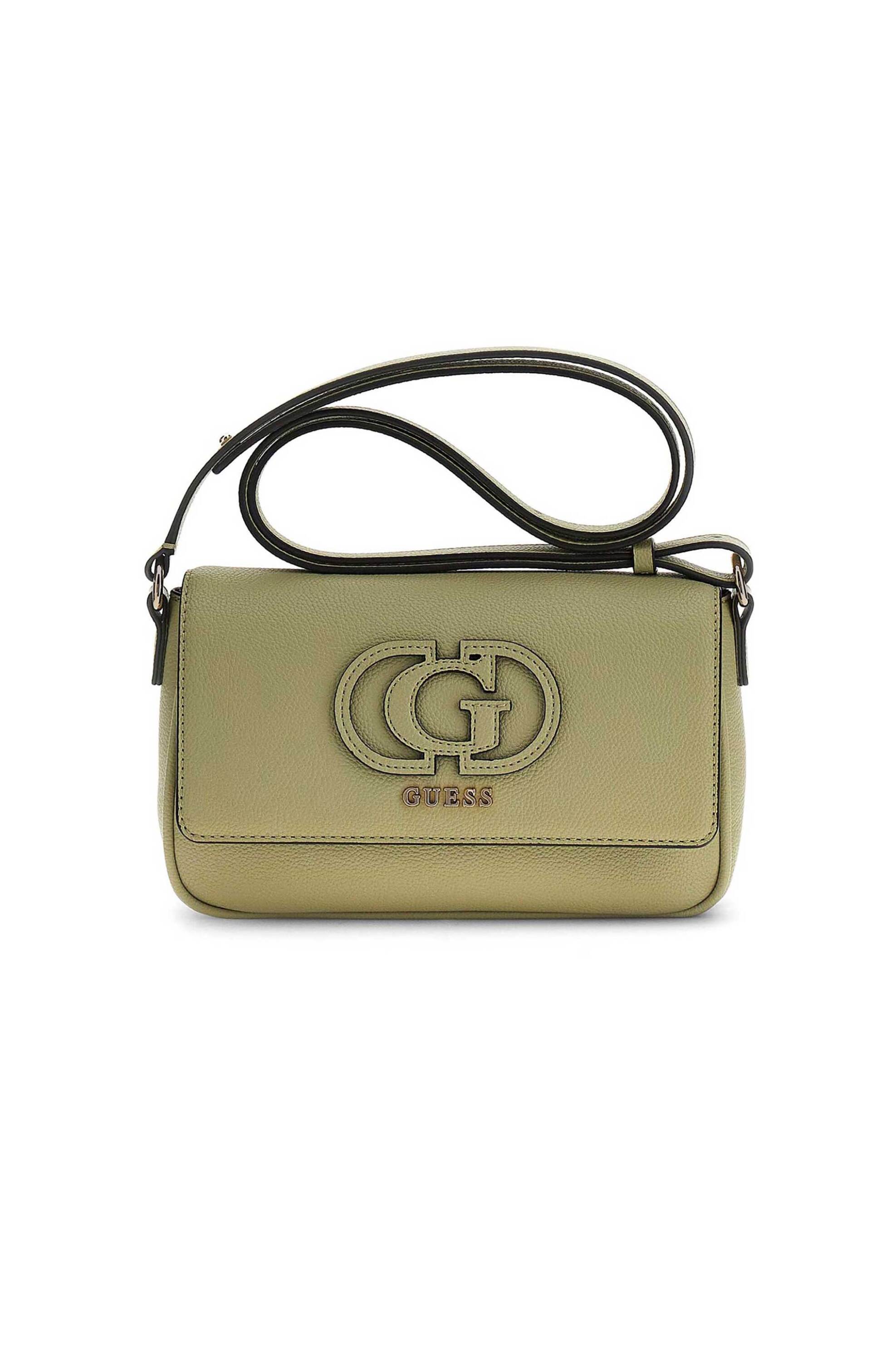 Guess γυναικεία τσάντα crossbody "Isola" - HWBG9905210 Λαδί