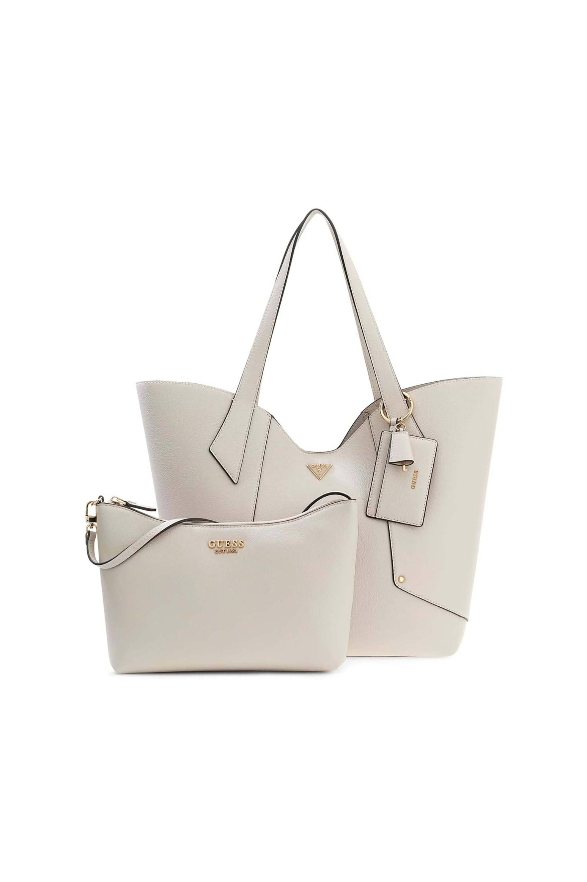 Guess γυναικεία τσάντα tote "Darcy Large" - HWBG9914240 Εκρού