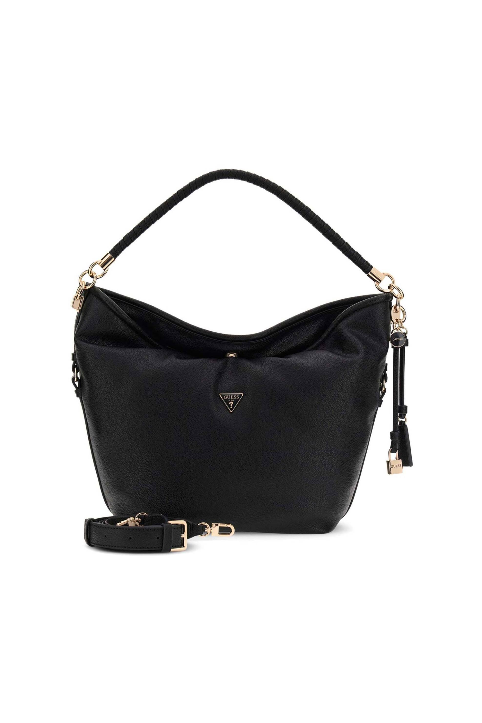 Guess γυναικεία τσάντα hobo "Danya" - HWBG9918020 Μαύρο