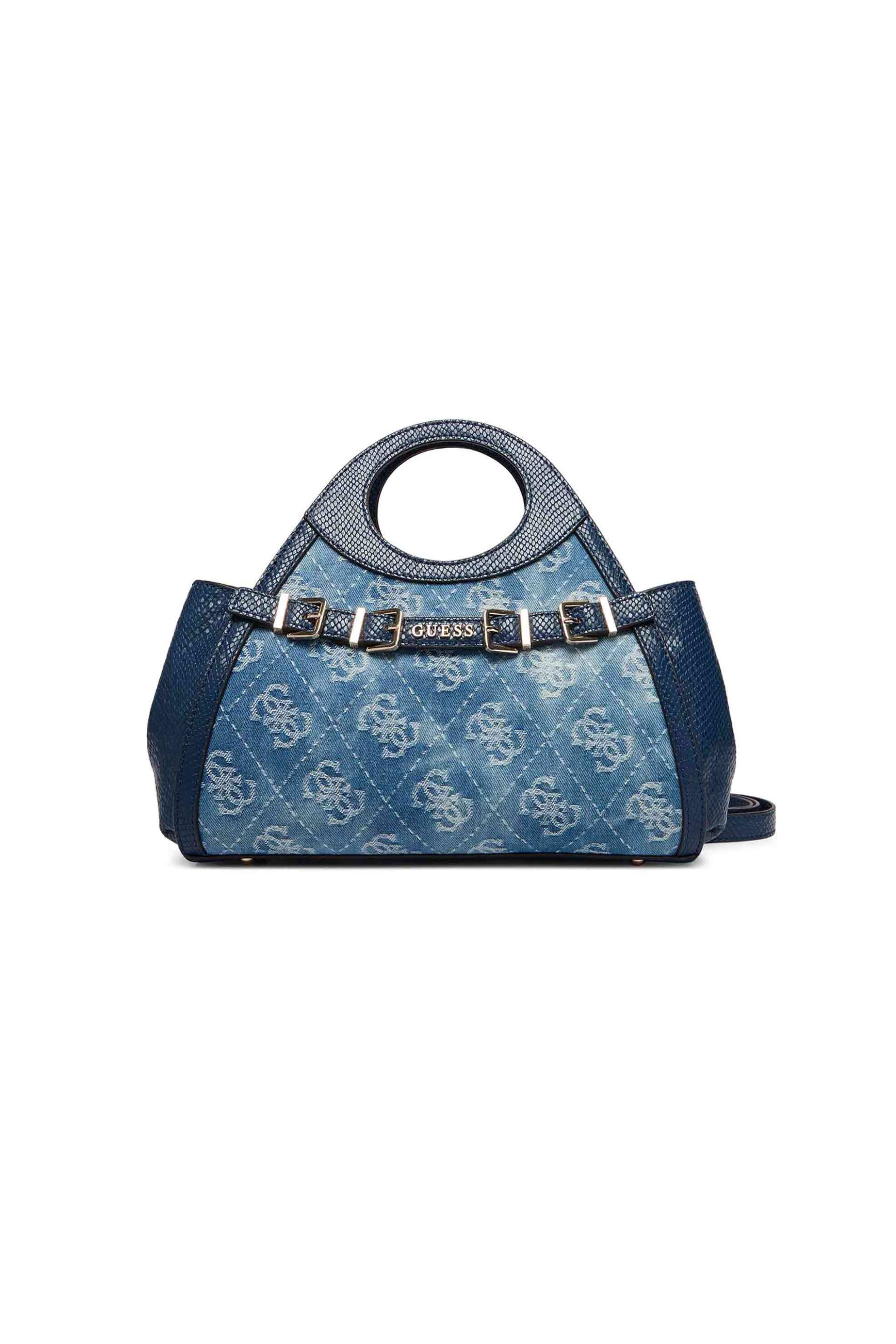 Guess γυναικεία denim τσάντα χειρός "Dovie Small" - HWDG9909050 Denim Blue