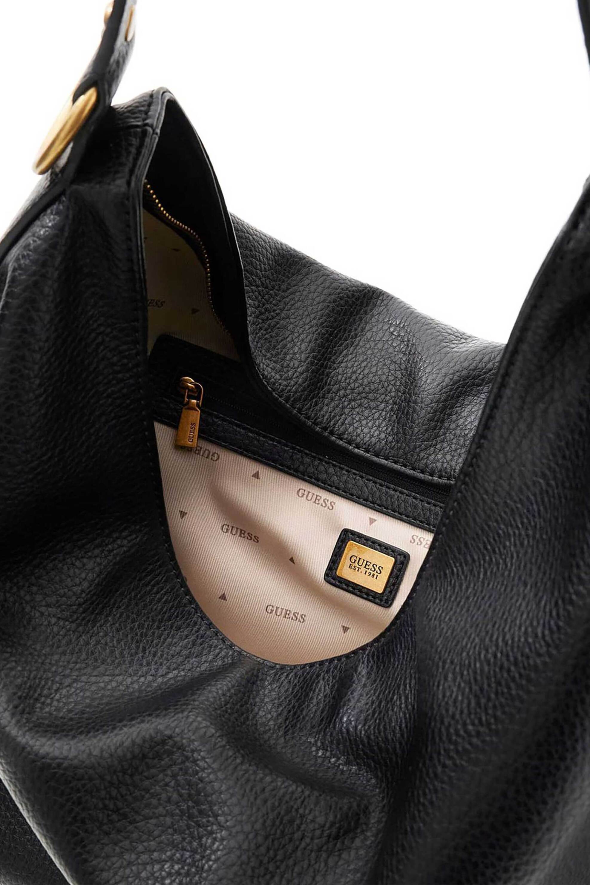 GUESS Guess γυναικεία τσάντα ώμου "Camden Large" - HWBB9308020 Μαύρο - 3