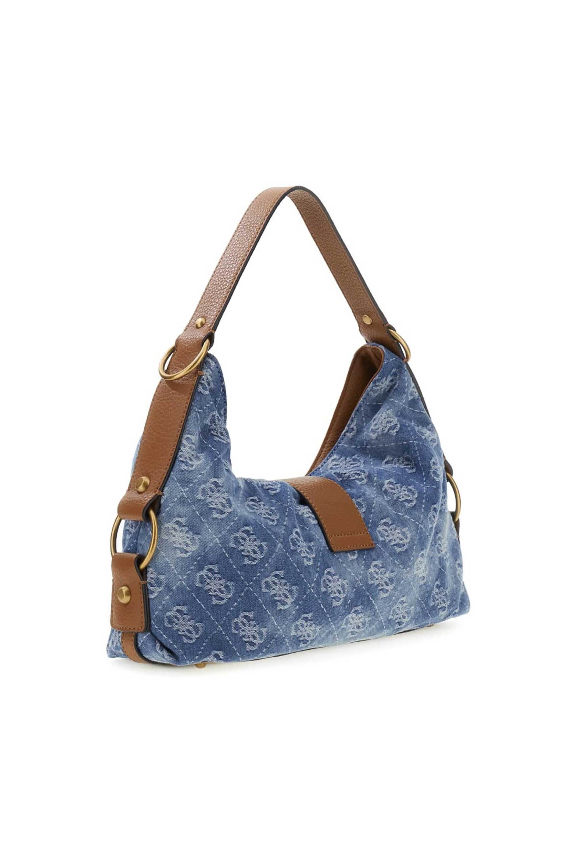 Guess γυναικεία τσάντα ώμου denim 