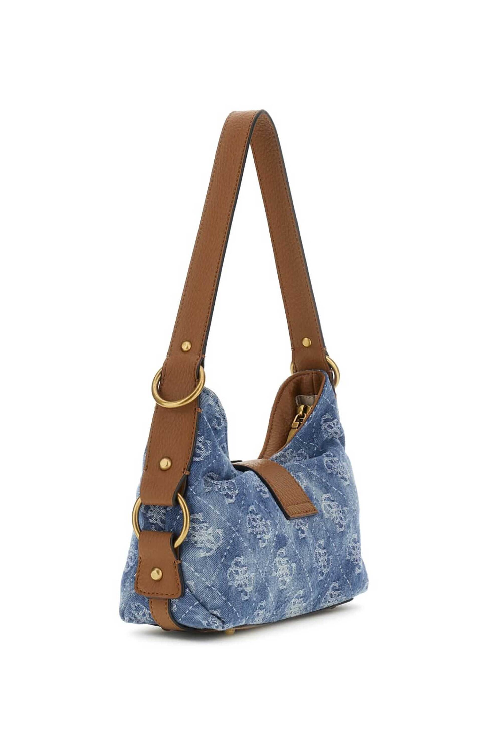 Guess γυναικεία τσάντα ώμου denim 