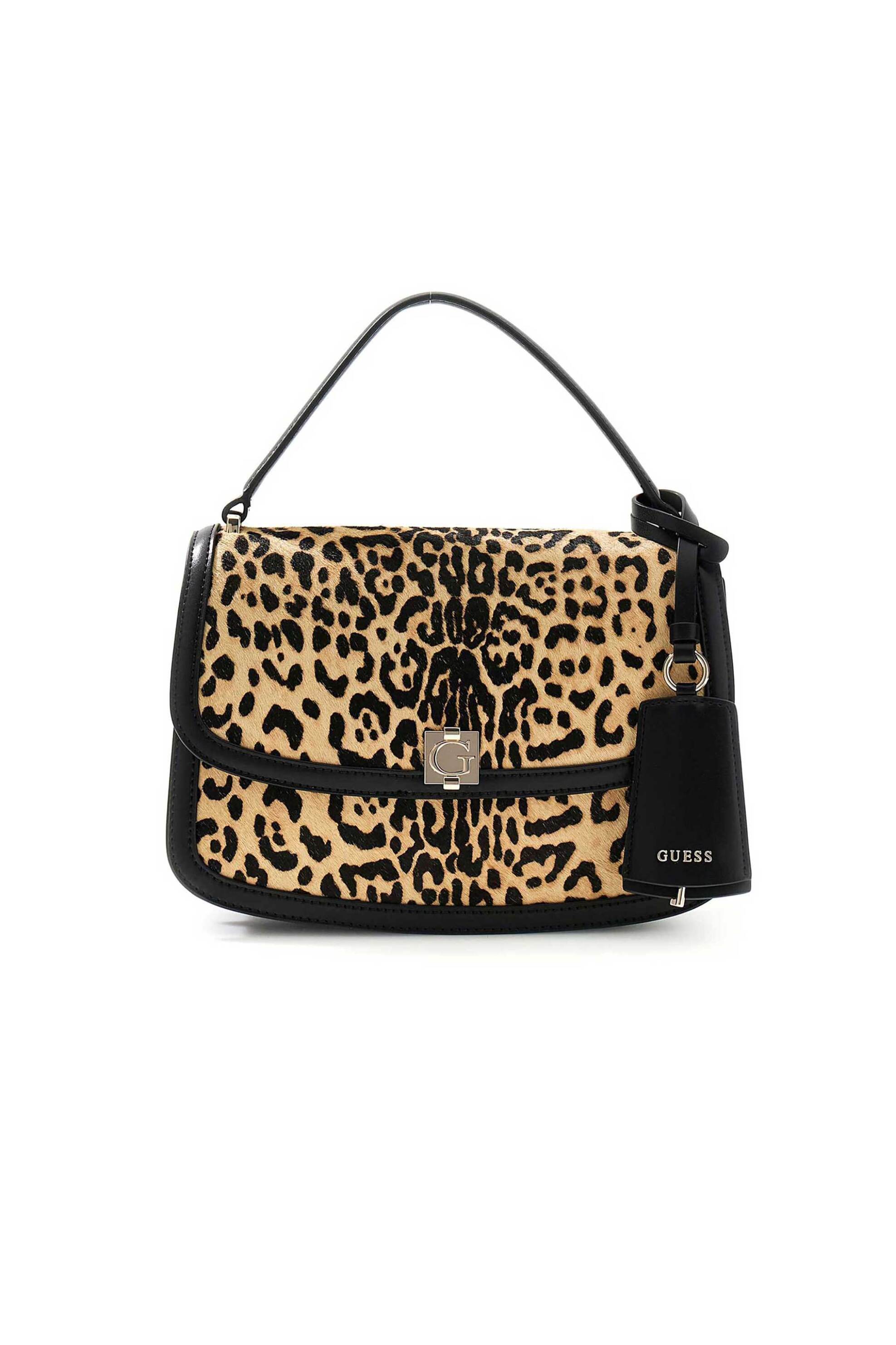 Guess γυναικεία δερμάτινη τσάντα crossbody 