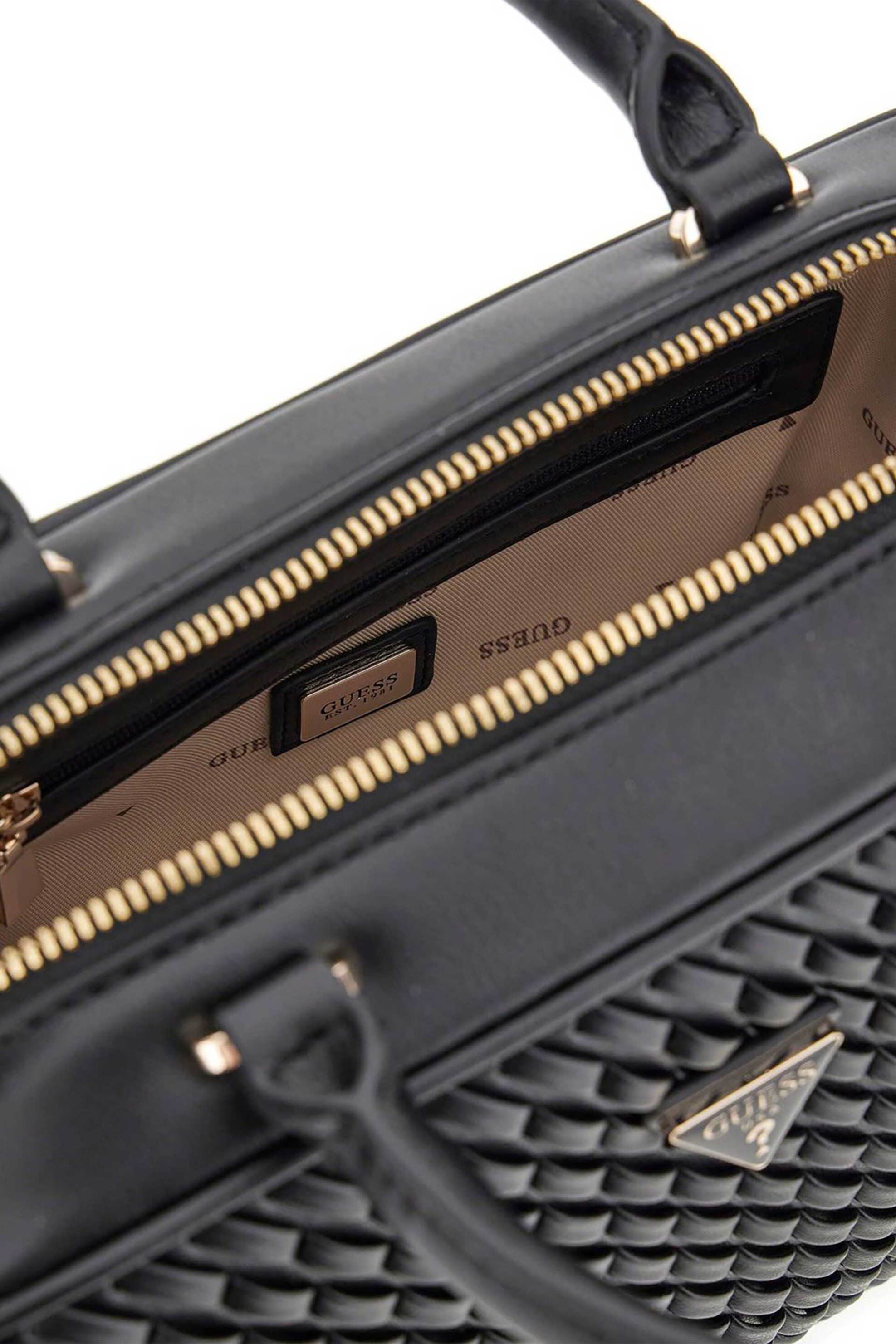 GUESS Guess γυναικεία τσάντα χειρός "Kora" - HWWG9748050 Μαύρο - 3