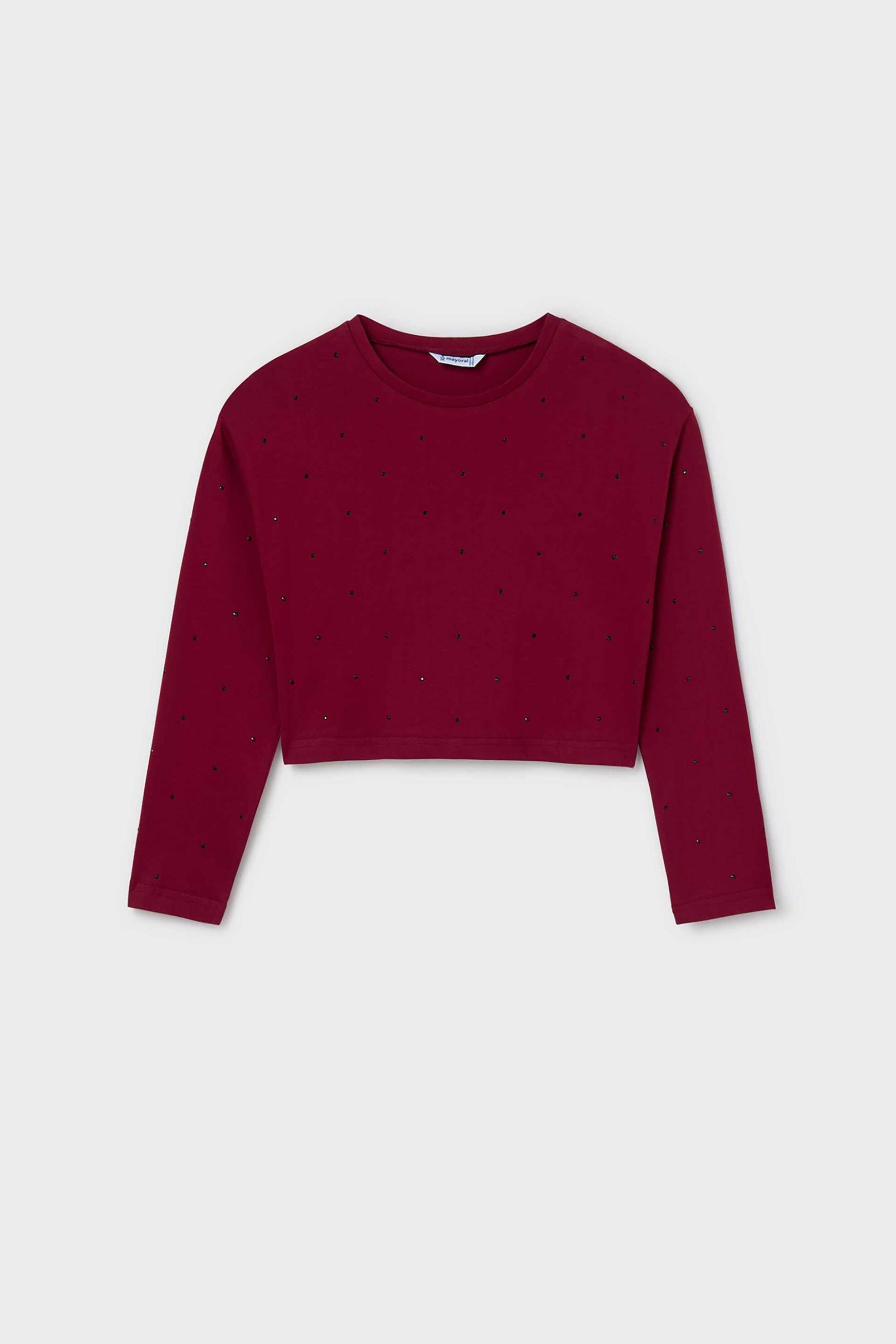 Mayoral παιδική μπλούζα με τρούκς - 7094 Κόκκινο