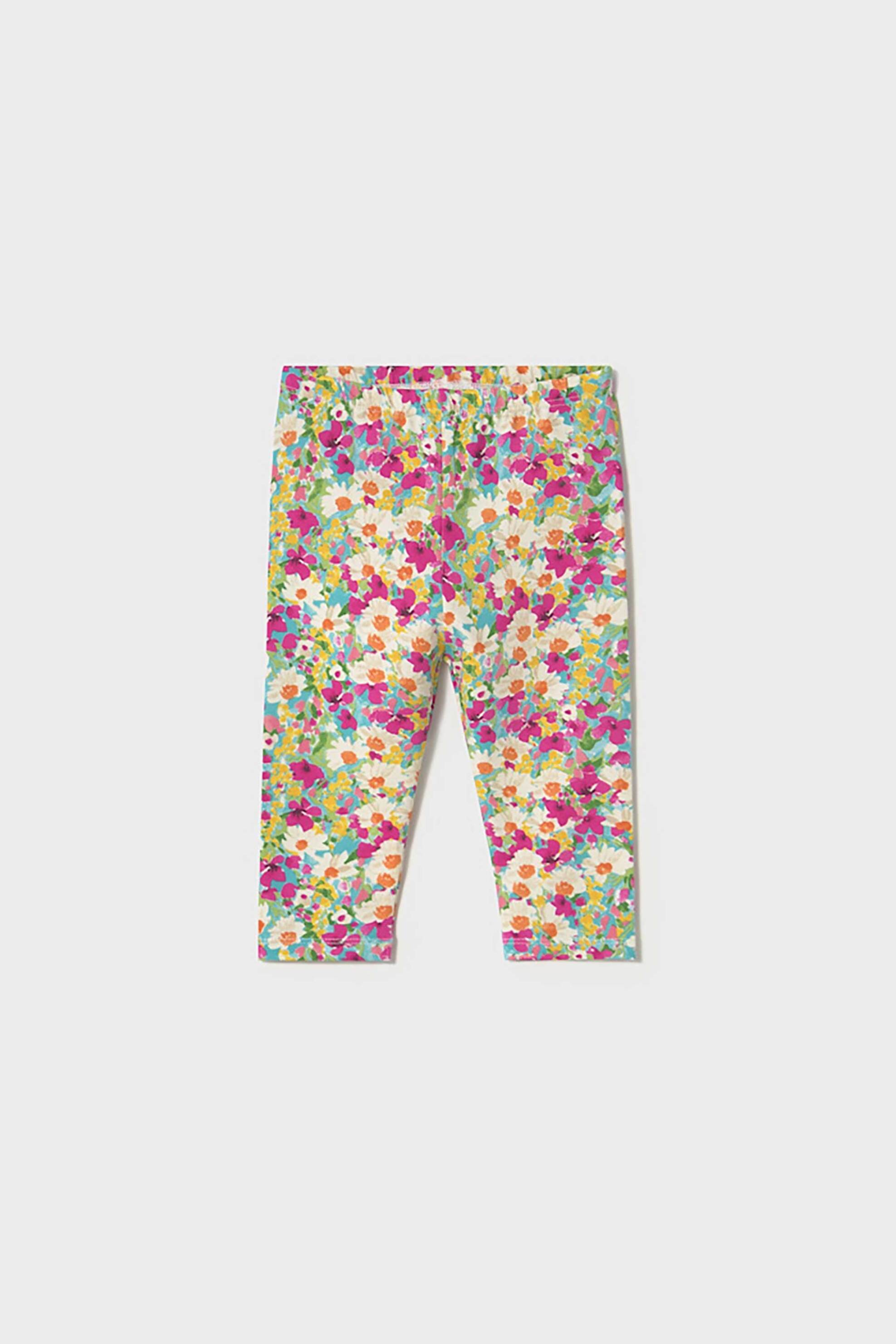 Mayoral παιδικό κολάν με floral print - 1733-S25 Βεραμάν