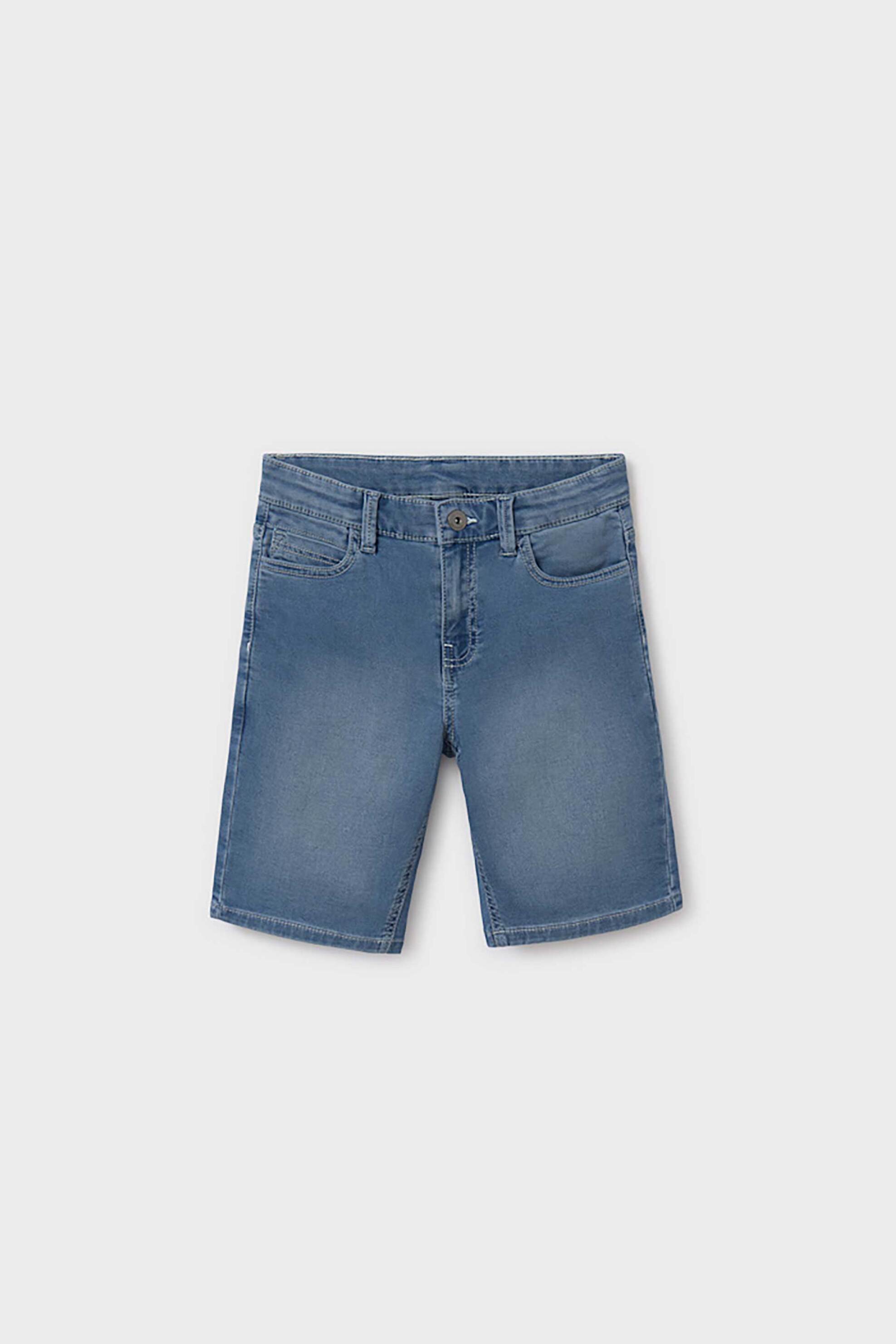 Mayoral παιδική τζιν βερμούδα - 6203-S25 Denim Blue