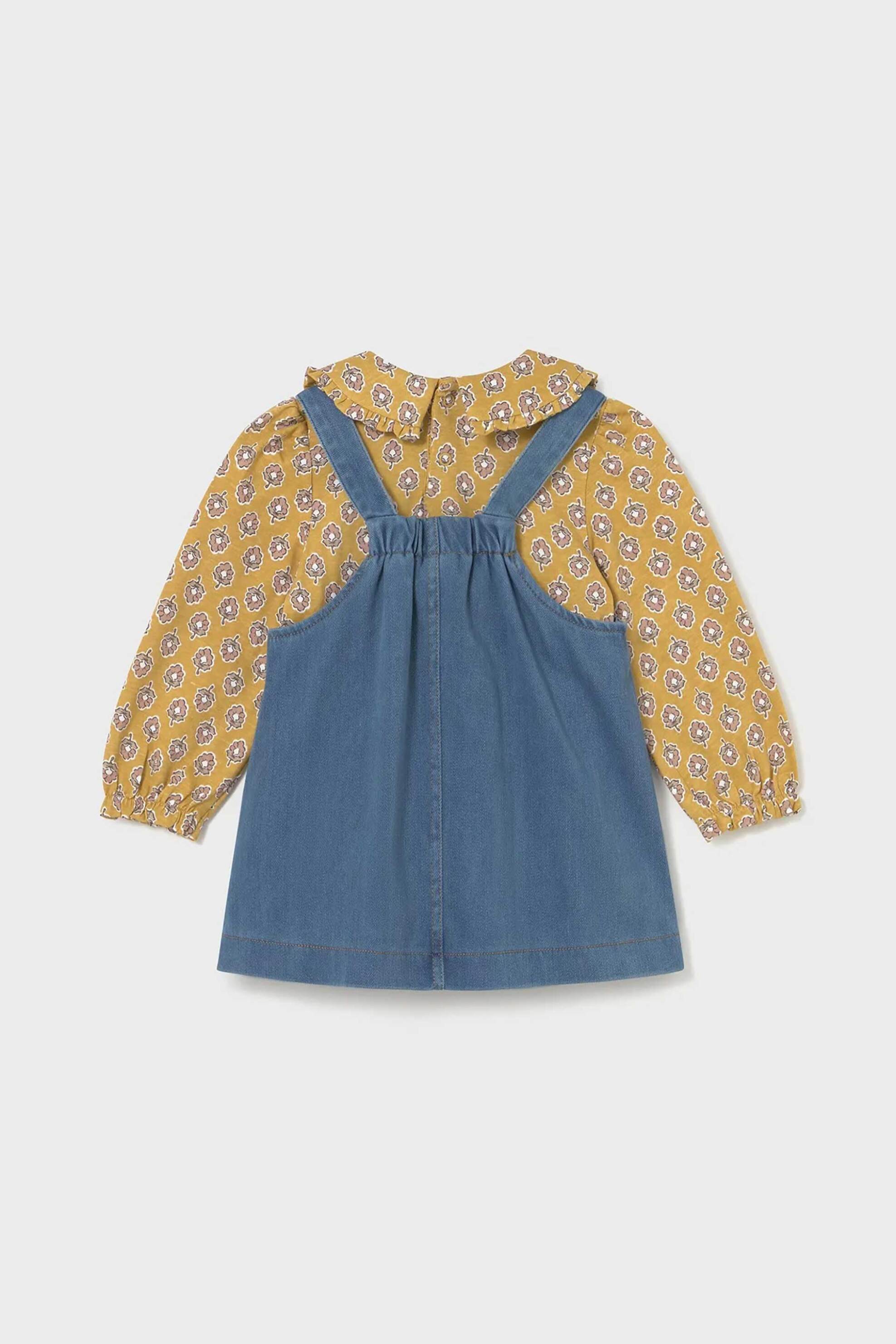 Mayoral βρεφικό σετ μπλούζα με φούστα σαλοπέτα (2 τεμάχια) - 2926-W26 Denim Blue φωτογραφία