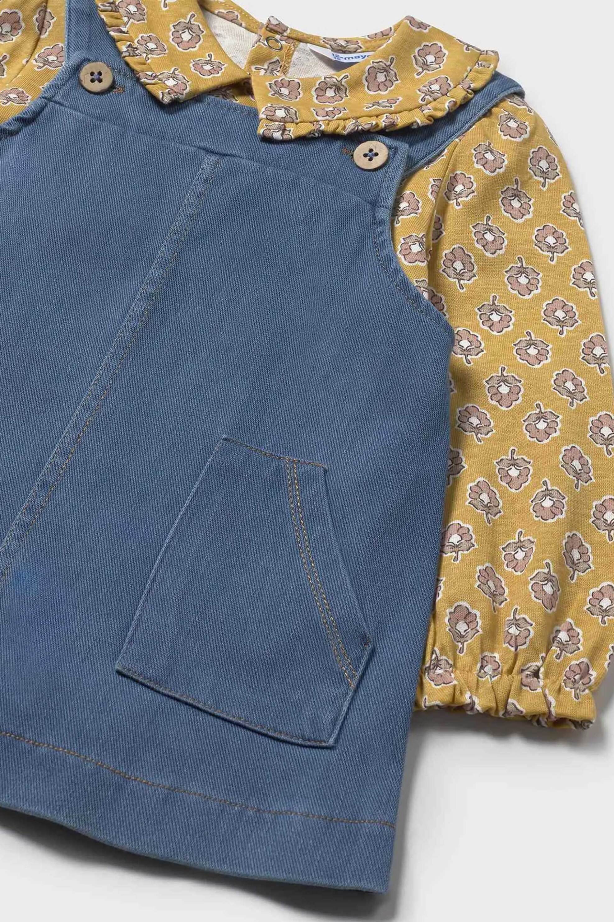 Mayoral βρεφικό σετ μπλούζα με φούστα σαλοπέτα (2 τεμάχια) - 2926-W26 Denim Blue φωτογραφία