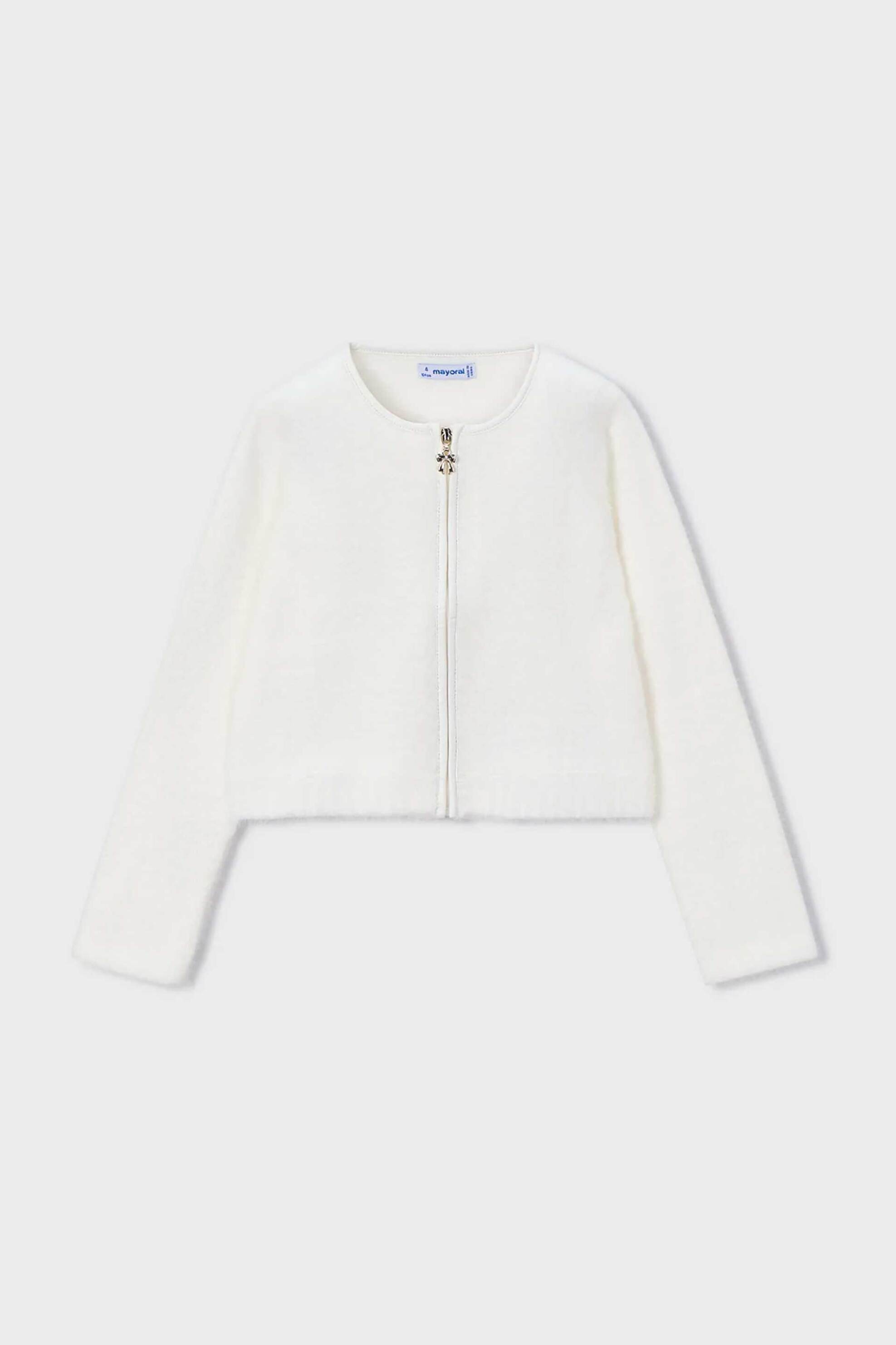 Mayoral παιδική ζακέτα μονόχρωμη - 4310-W26 Λευκό