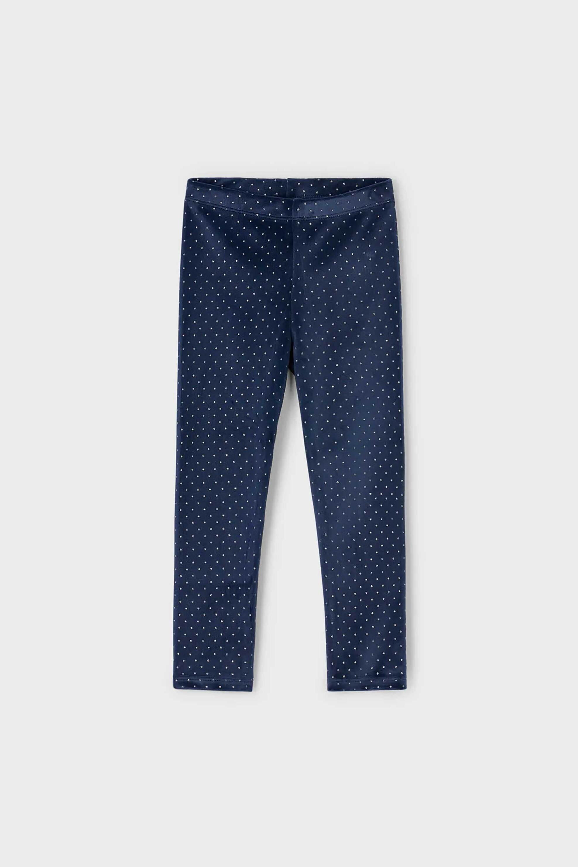 Mayoral παιδικό κολάν με πουά σχέδιο - 4715-W26 Μπλε Σκούρο