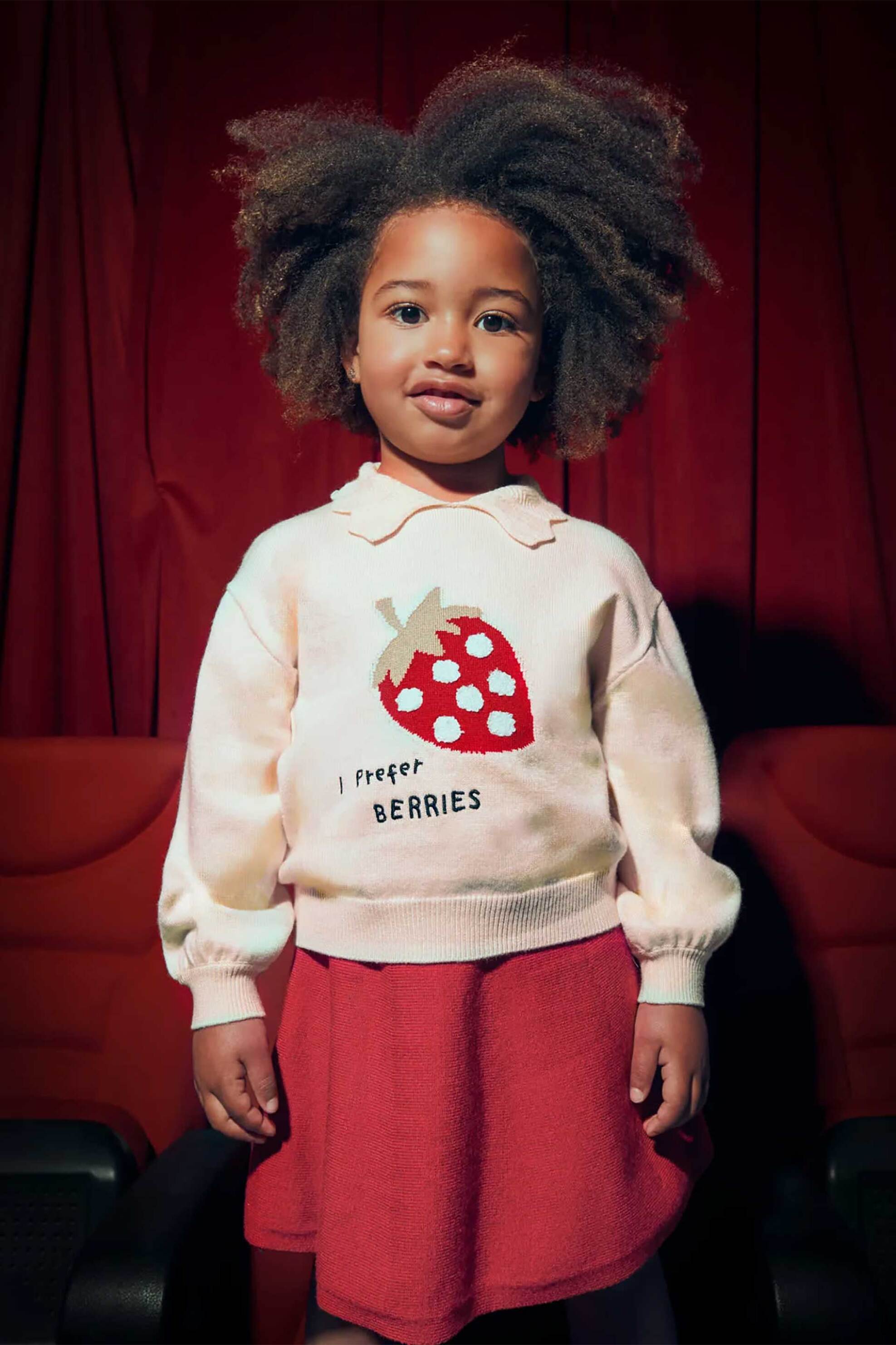 Mayoral παιδικό σετ μακρυμάνικη μπλούζα με φούστα (2 τεμάχια) - 4932-W26 Κόκκινο