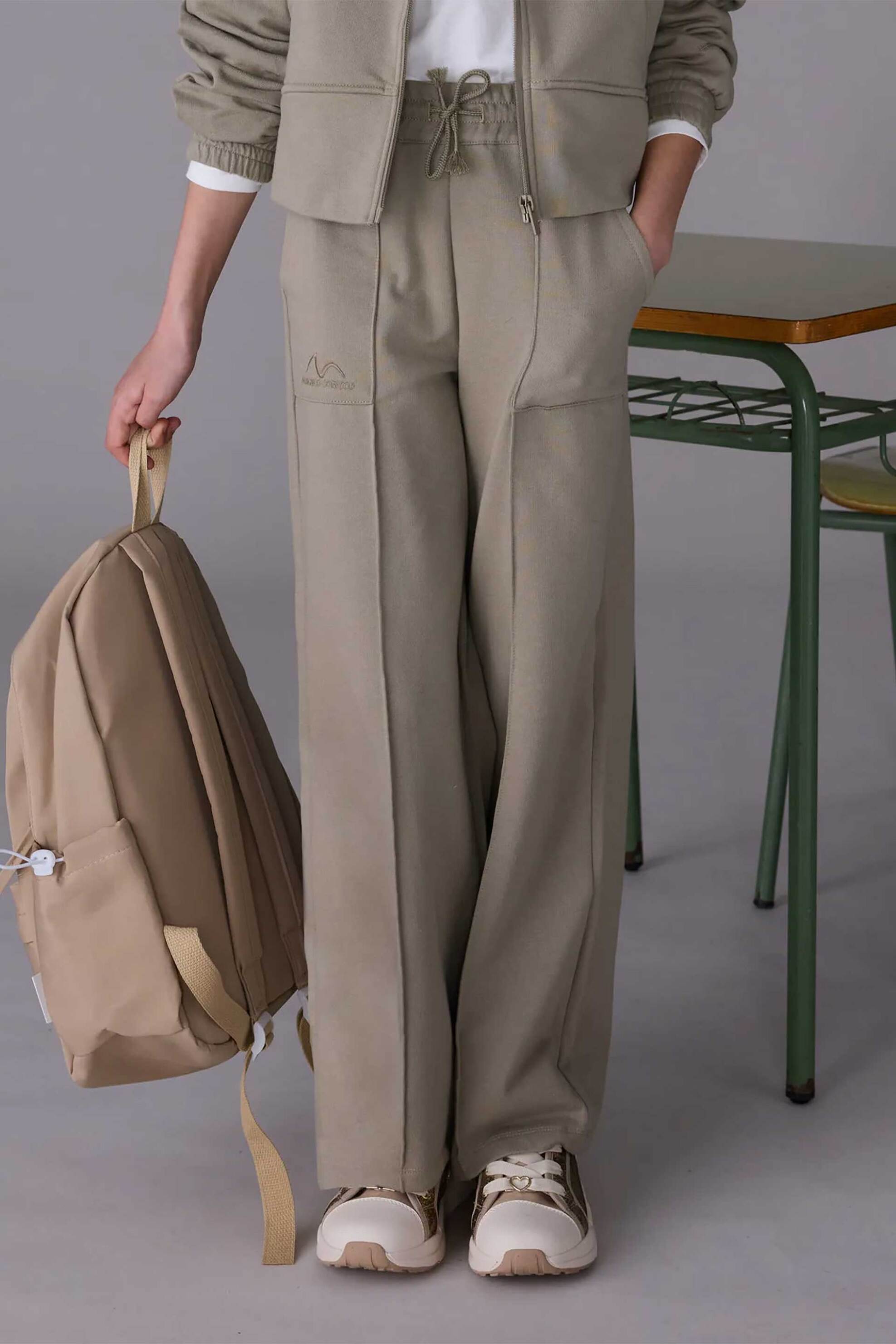 Mayoral παιδικό παντελόνι φόρμας με ελαστική μέση - 7579-W26 Λαδί φωτογραφία