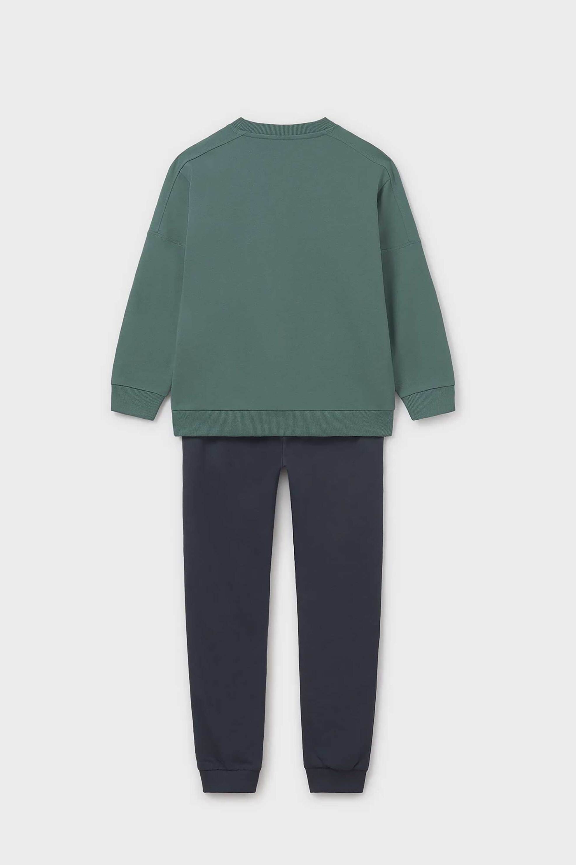 Mayoral παιδικό σετ μπλούζα με παντελόνι φόρμας (2 τεμάχια) - 7848-W26 Μπλε Σκούρο φωτογραφία