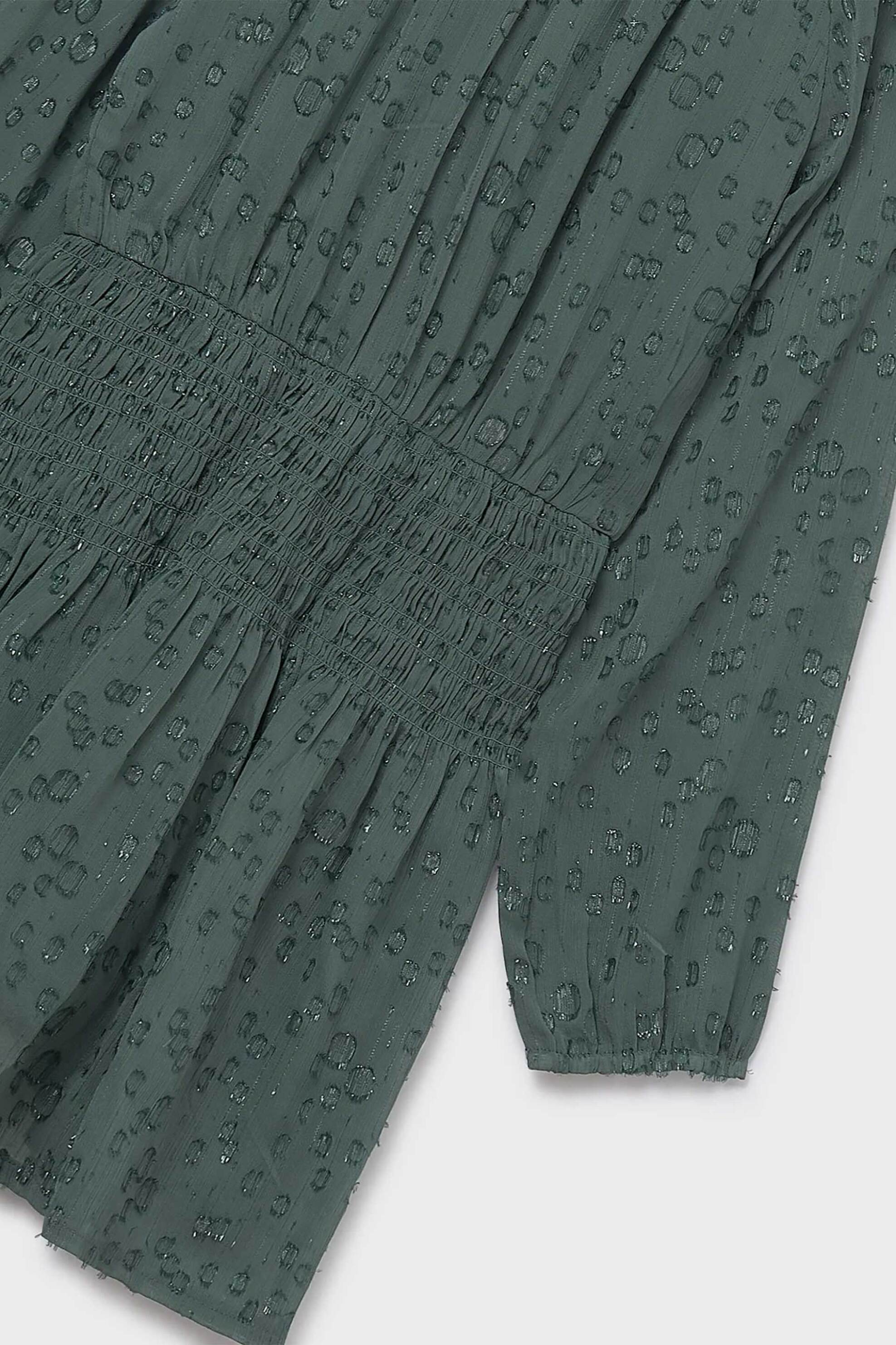 Mayoral παιδικό φόρεμα μακρυμάνικο - 7909-W26 Πράσινο φωτογραφία