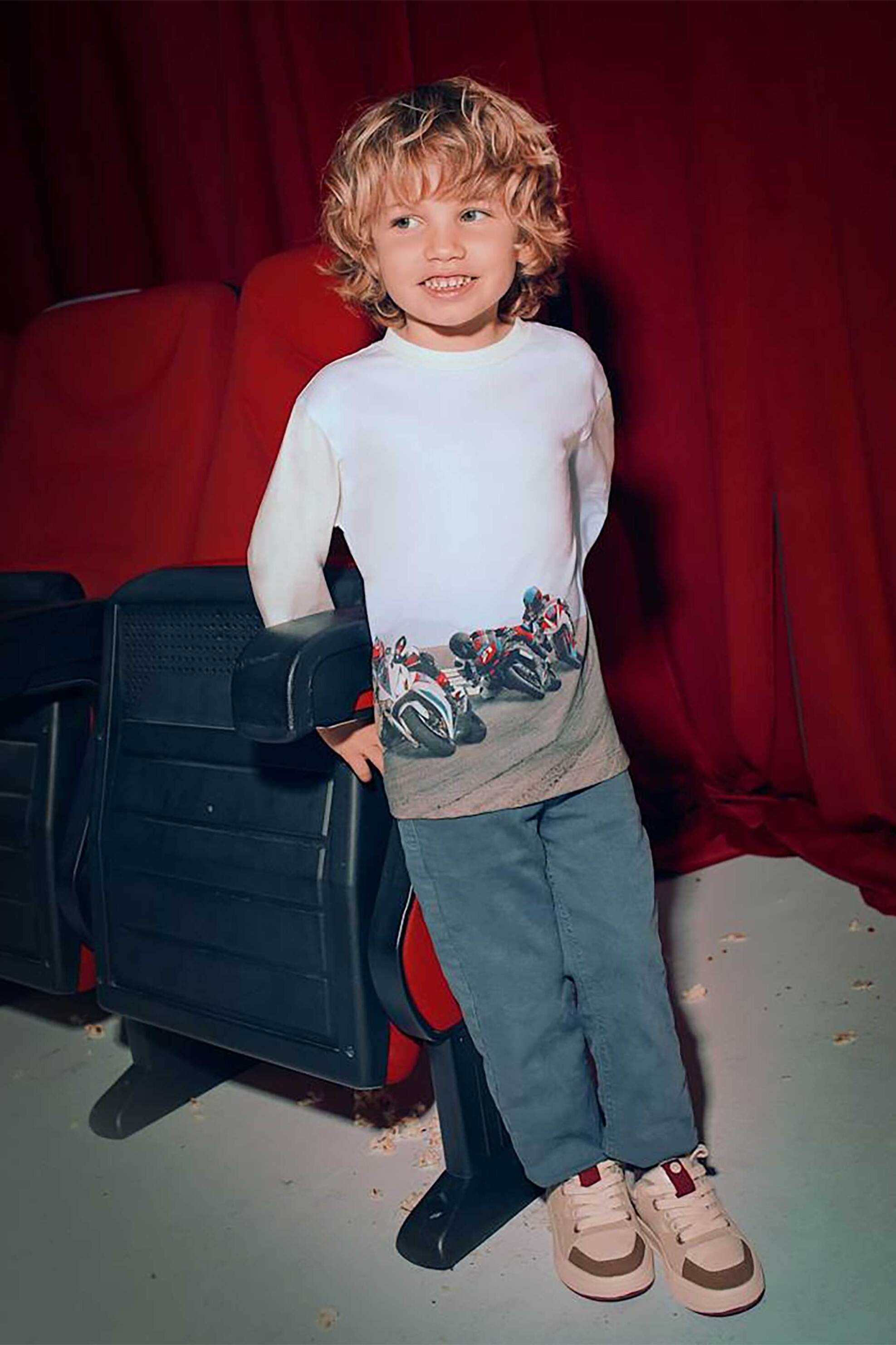 Mayoral παιδική μπλούζα με print - 4094-W26 Λευκό