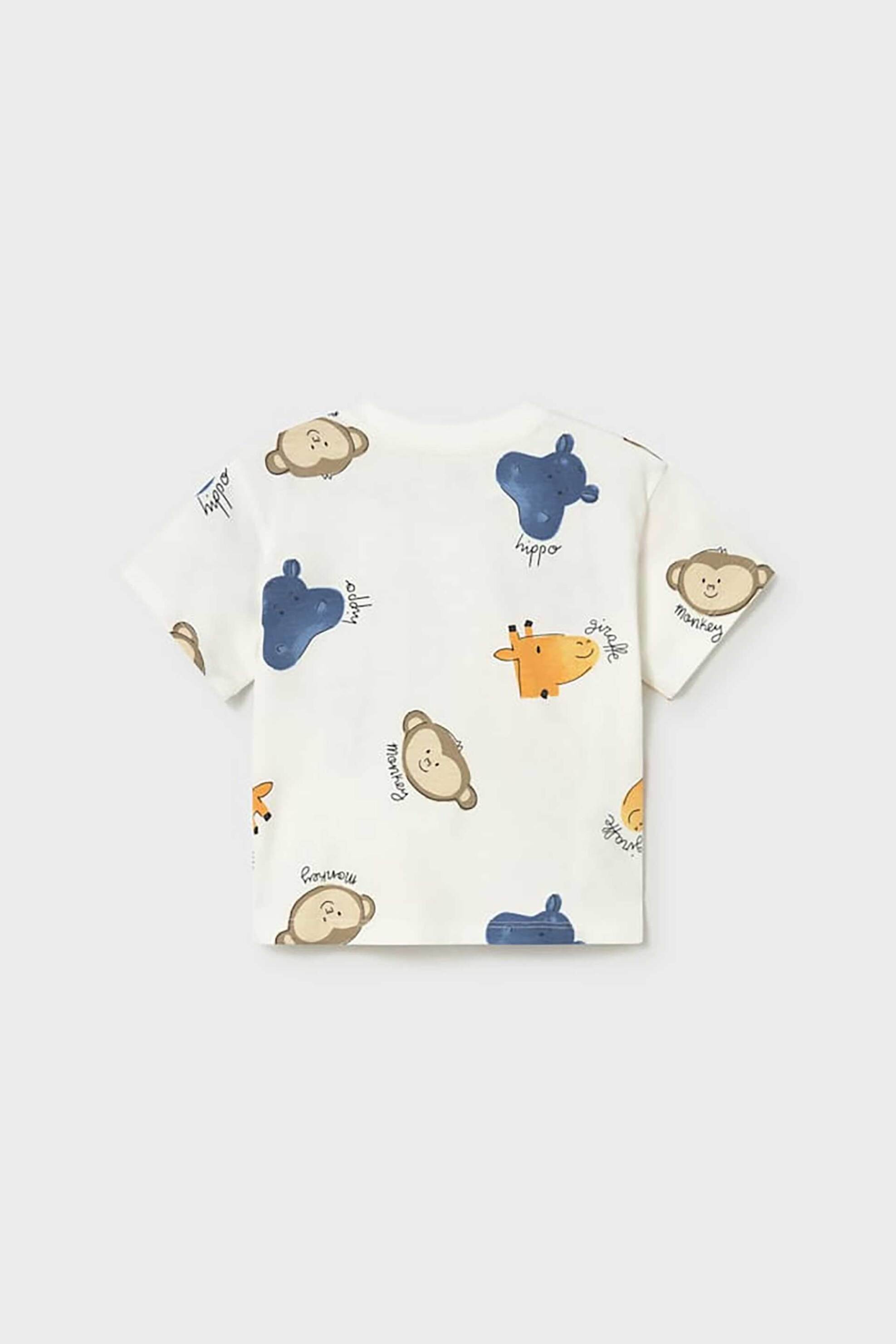 Mayoral βρεφική μπλούζα με all-over print - 1014-S26 Μπλε φωτογραφία