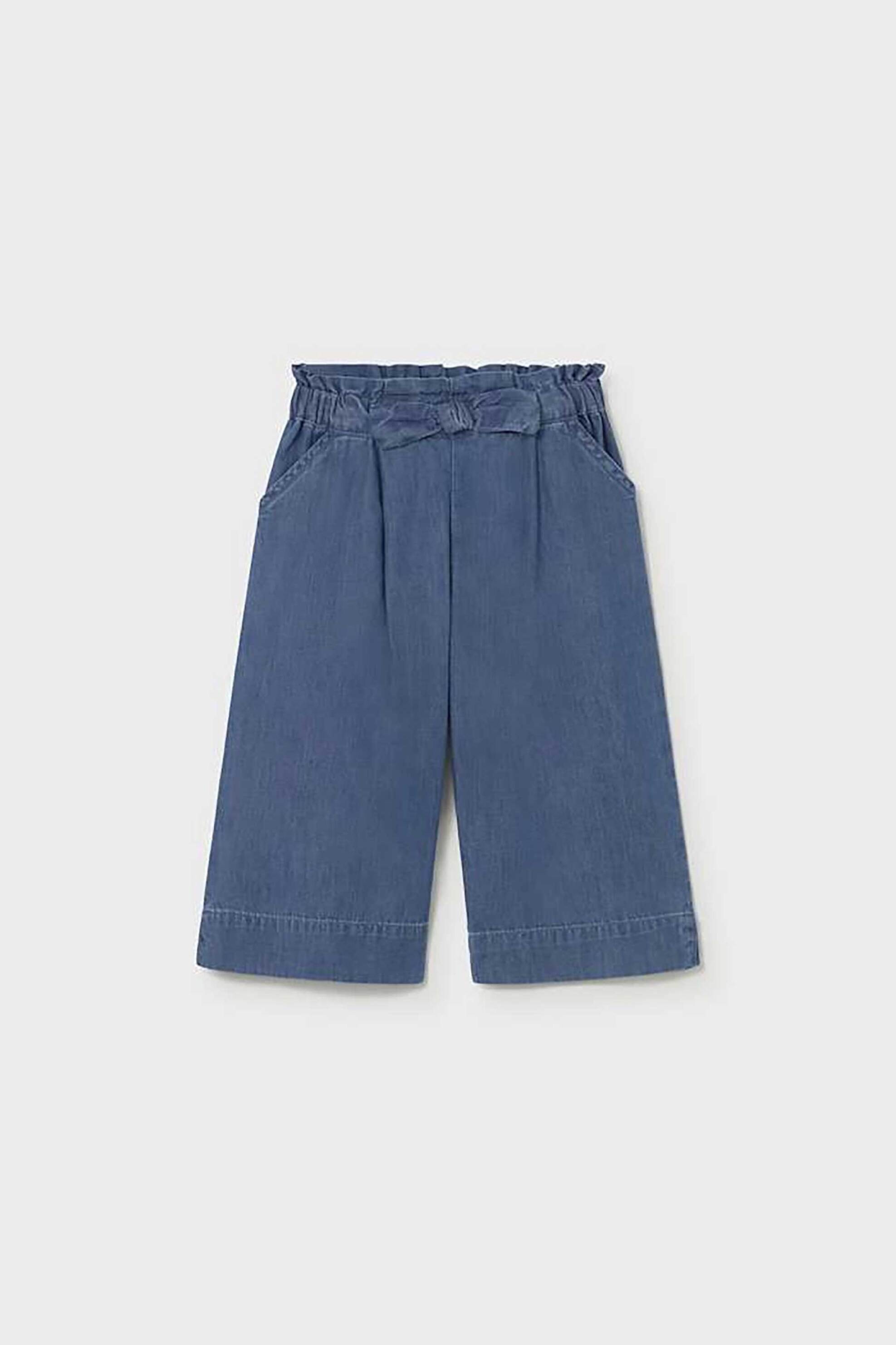 Mayoral βρεφικό παντελόνι με ελαστική μέση - 1526-S26 Μπλε Σκούρο φωτογραφία