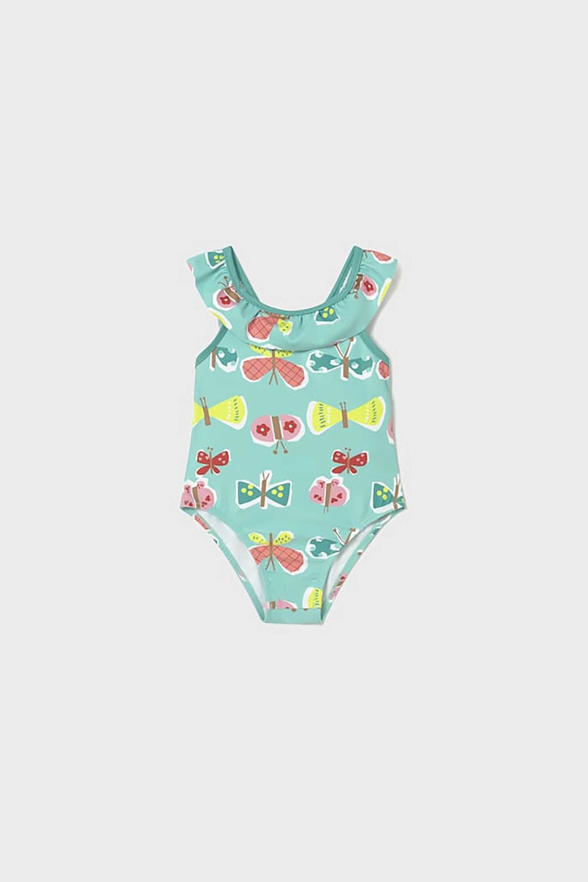 MAYORAL Mayoral βρεφικό ολόσωμο μαγιό με all-over print - 1754-S26 Τυρκουάζ