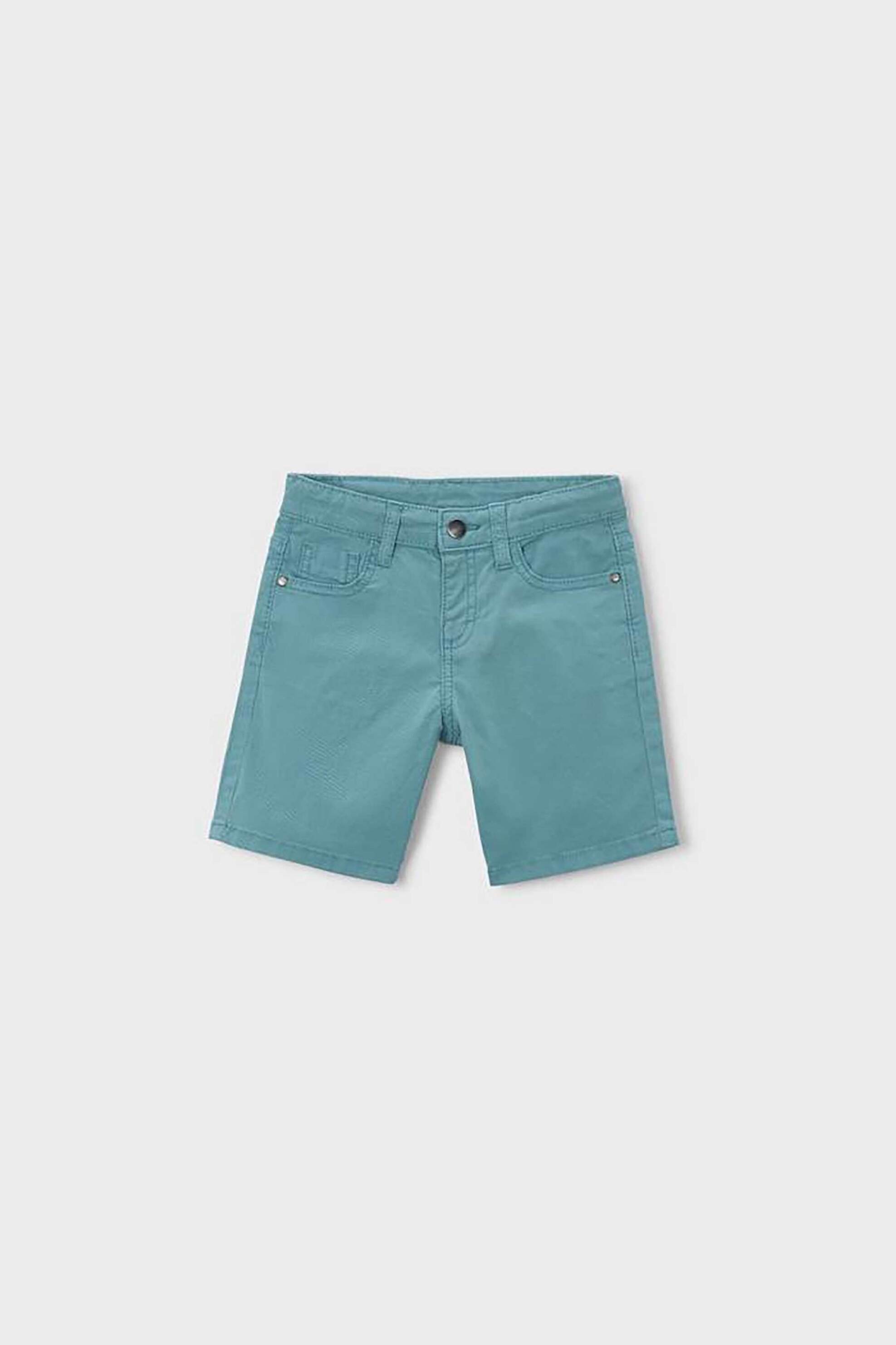 Mayoral παιδική βερμούδα denim μονόχρωμη - 204-S26 Πράσινο Φυστικί
