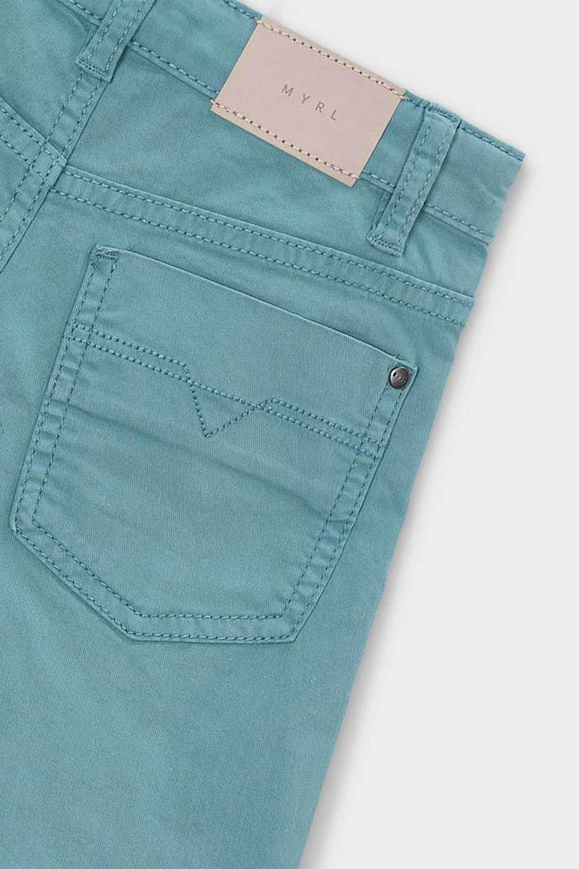 Mayoral Παιδική Βερμούδα Denim Μονόχρωμη - 204-S26 Πράσινο Φυστικί