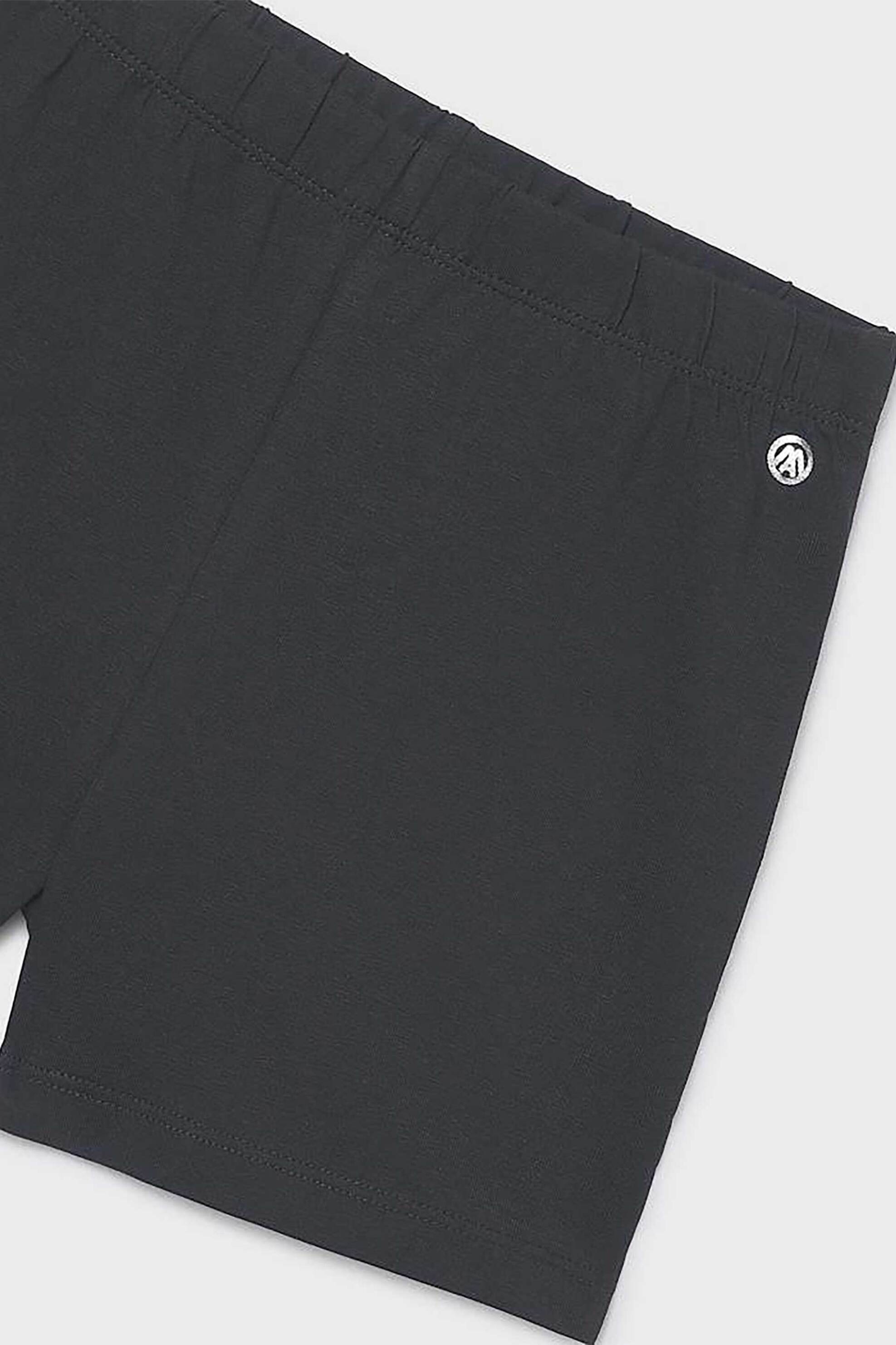 Mayoral παιδικό σορτς μονόχρωμο - 214-S26 Μαύρο φωτογραφία