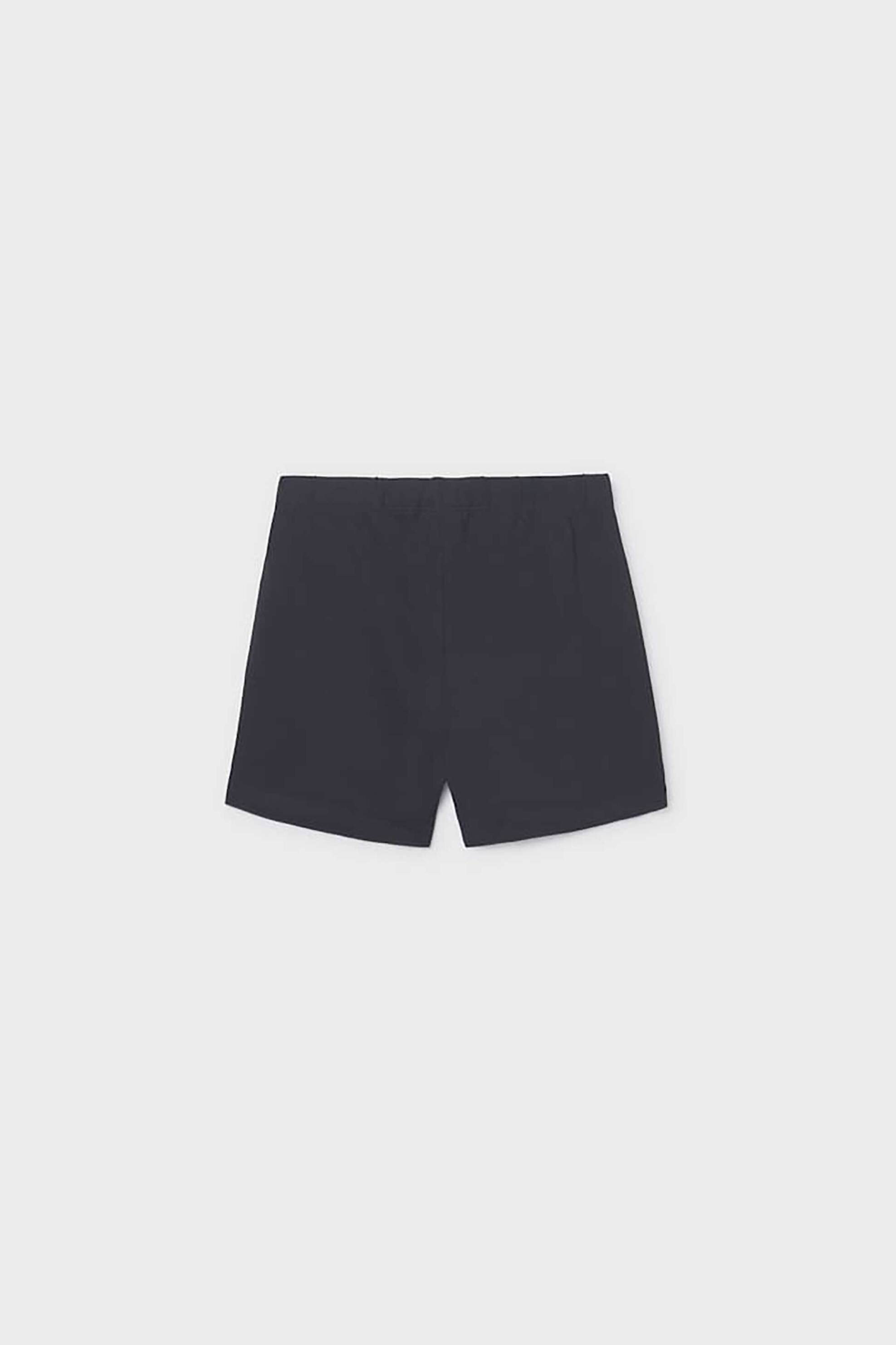 Mayoral παιδικό σορτς μονόχρωμο - 214-S26 Μαύρο φωτογραφία