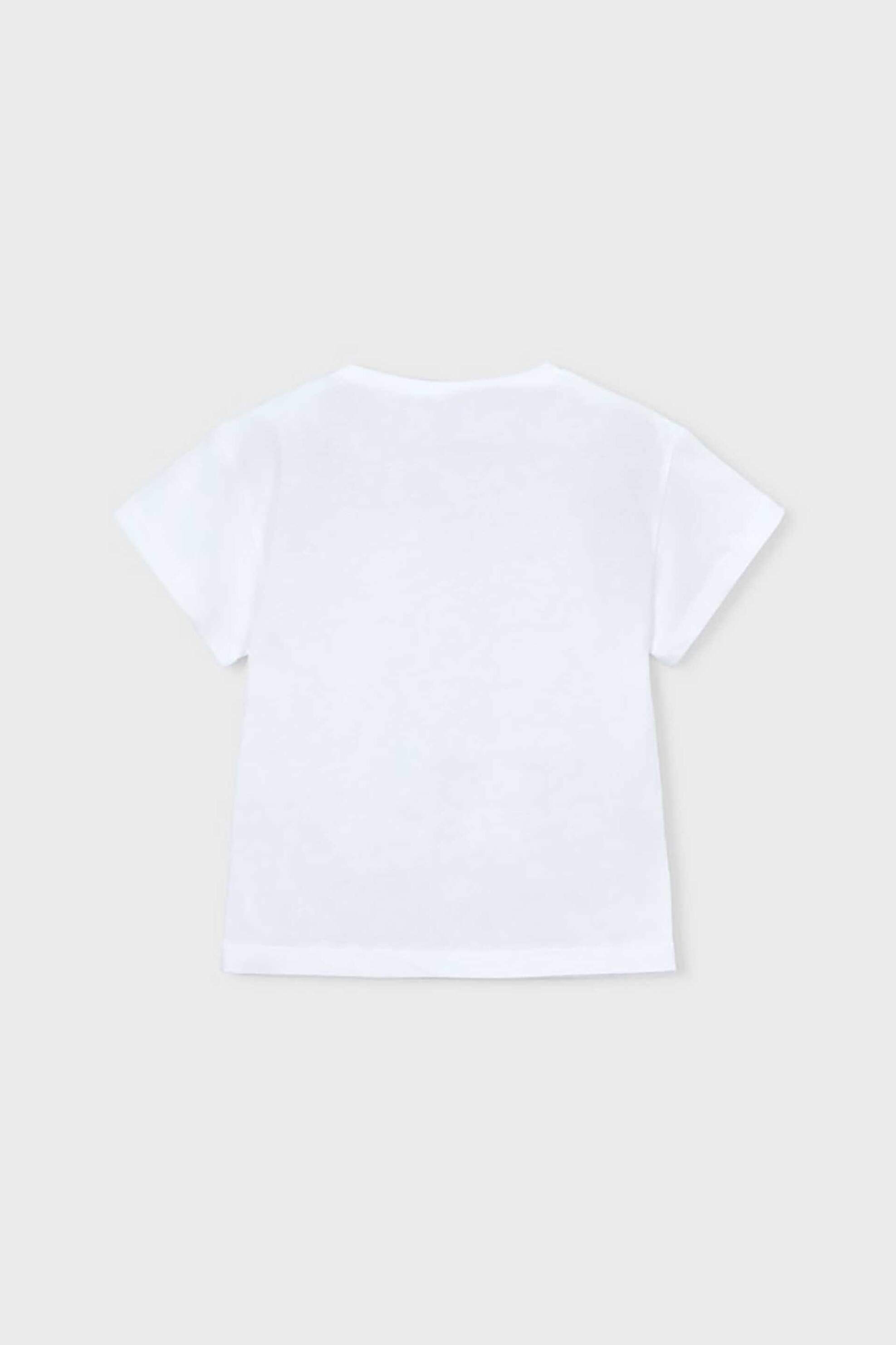 Mayoral Παιδική Μπλούζα με Print - 3011-S26 Λευκό