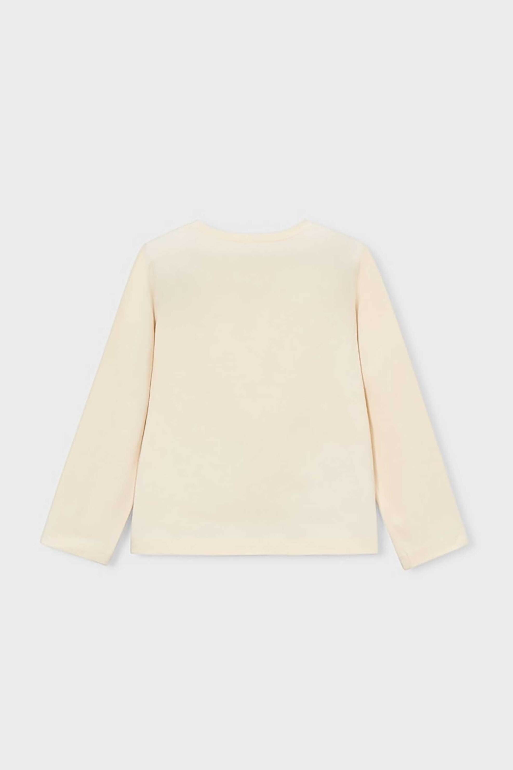 Mayoral Παιδική Μπλούζα με Print - 3019-S26 Μπεζ