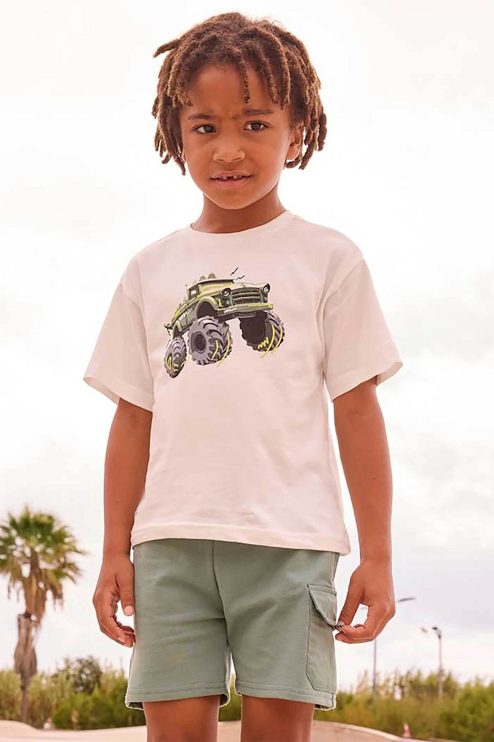 Mayoral παιδική βερμούδα μονόχρωμη - 3208-S26 Πράσινο